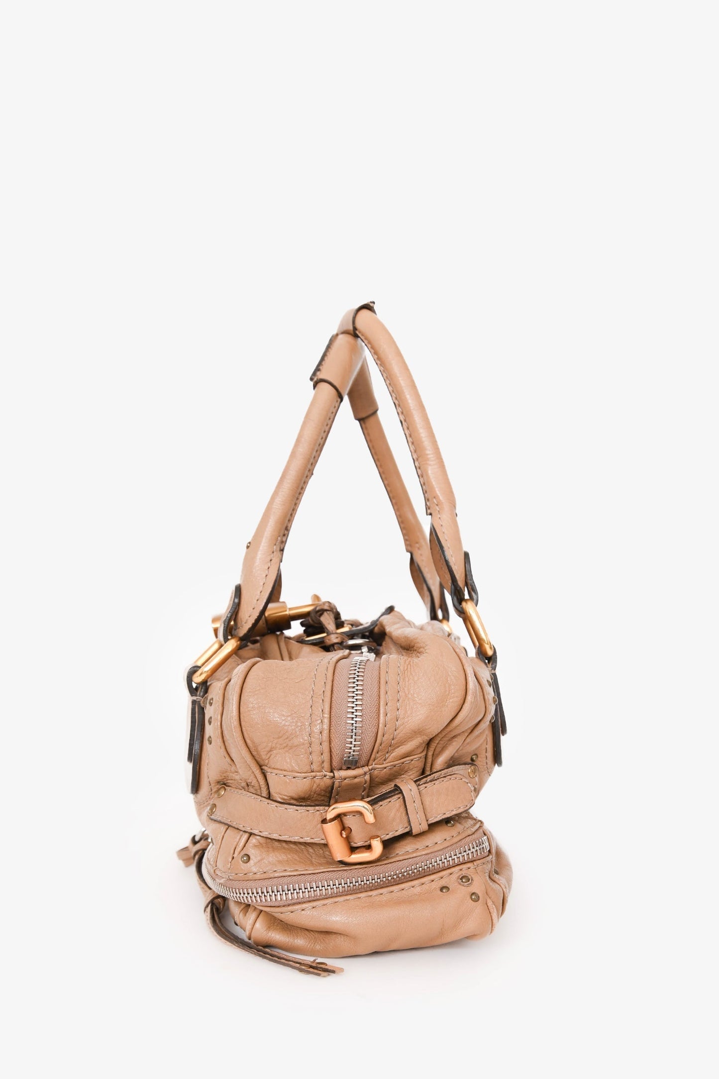 Chloe 2006 Vintage Brown Leather 'Paddington' Shoulder Bag