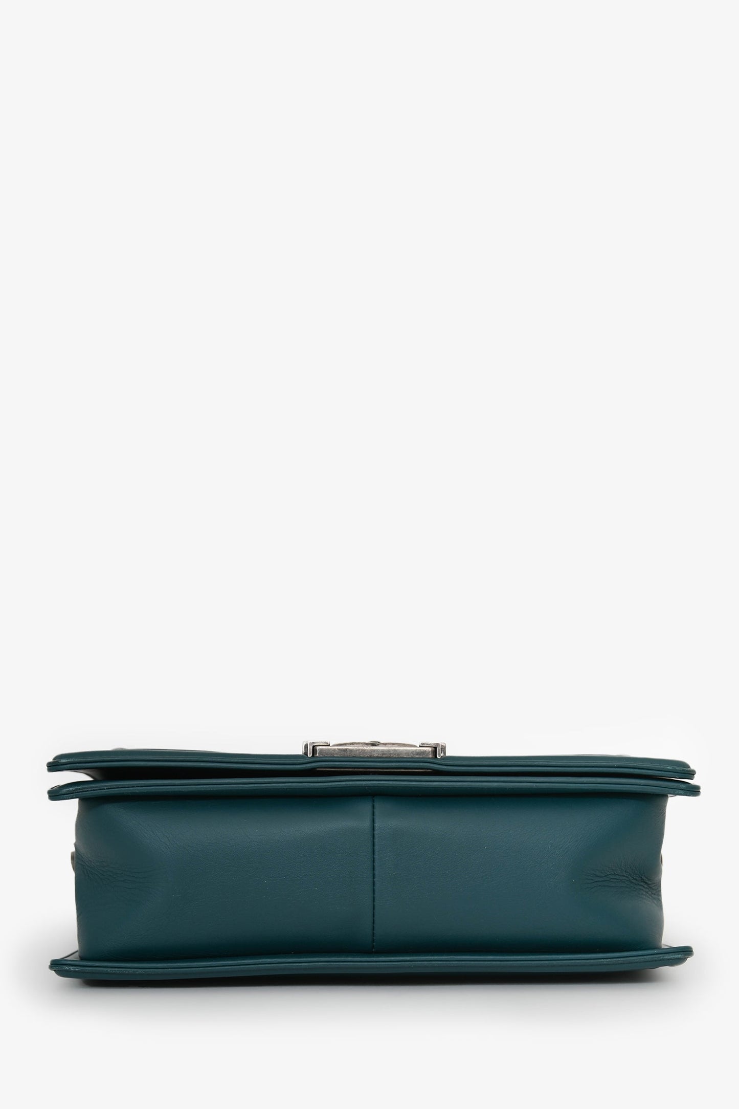 Chanel™ 2014 Green Lambskin Old Medium Boy Bag SHW