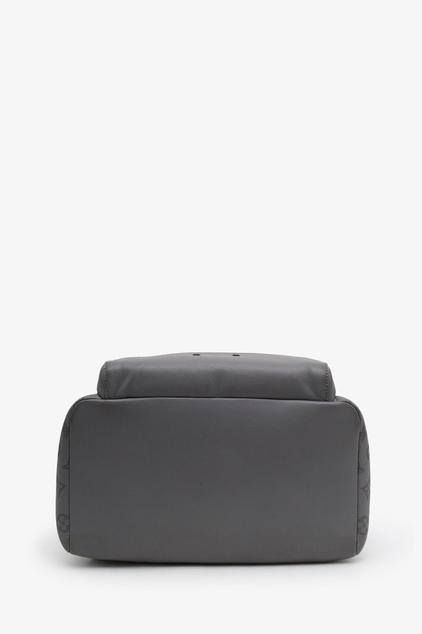 Louis Vuitton Grey Calfskin Monogram Shadow Racer Backpack