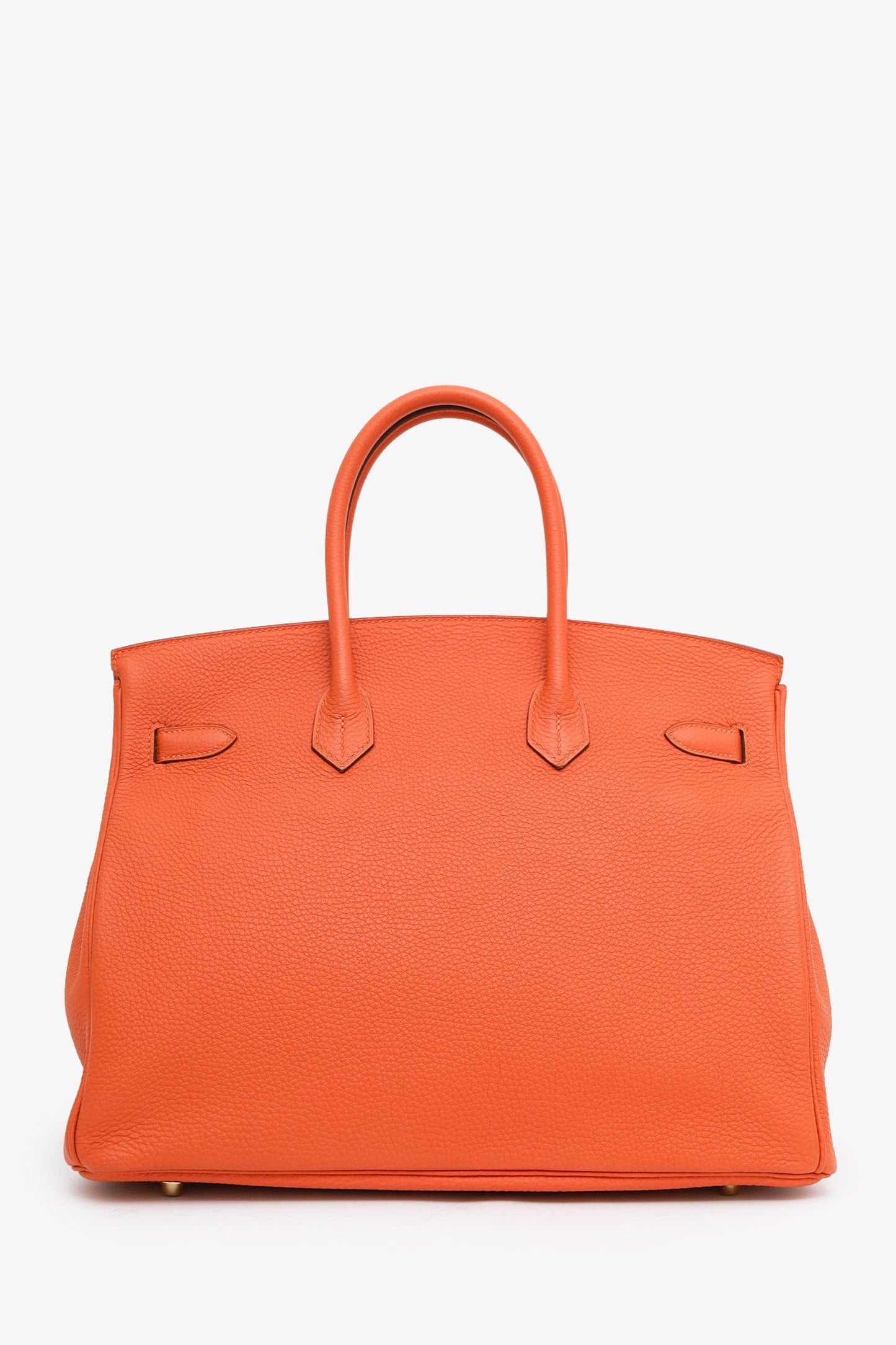 Hermès 2014 Orange Togo Leather Birkin 35
