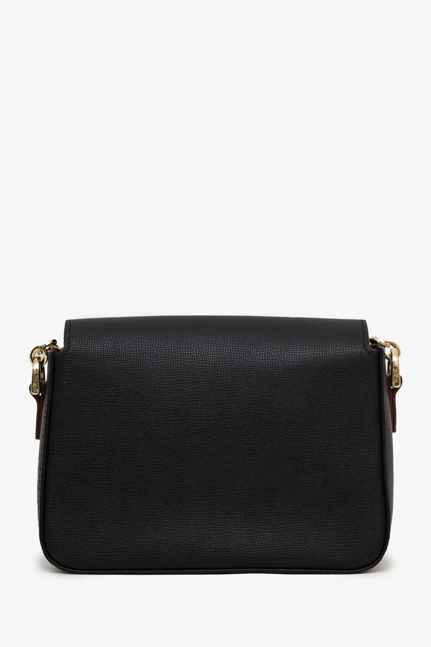 Longchamp Black Saffiano Leather Le Pliage Heritage Crossbody Bag