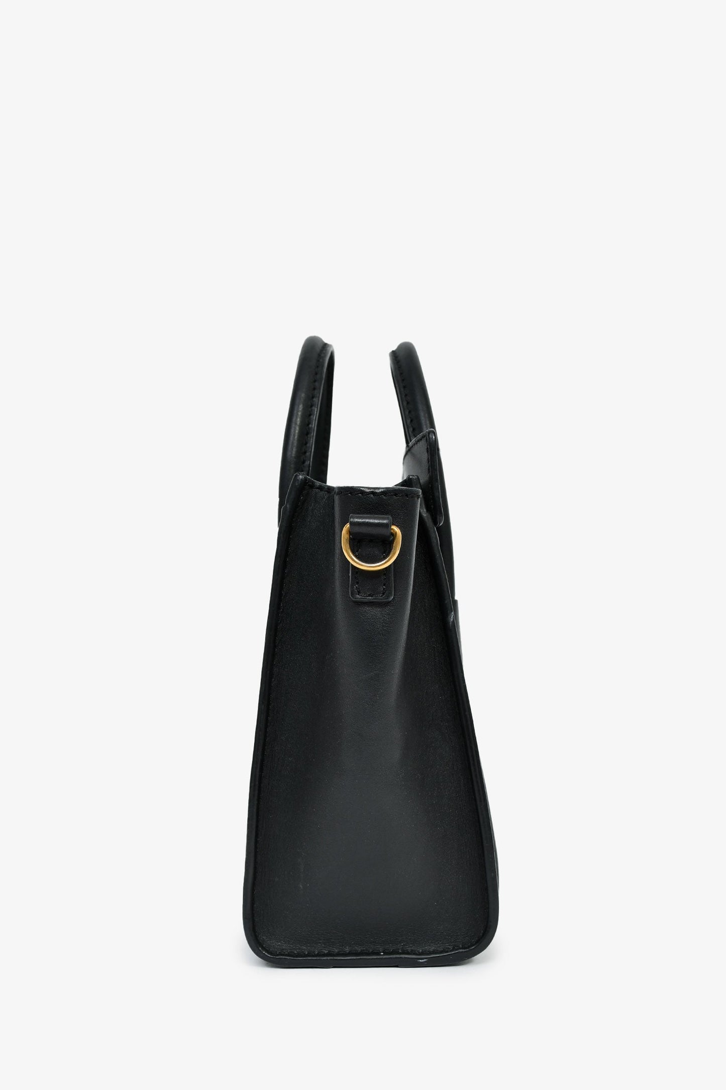 Celine Black Smooth Calfskin Mini Luggage Tote