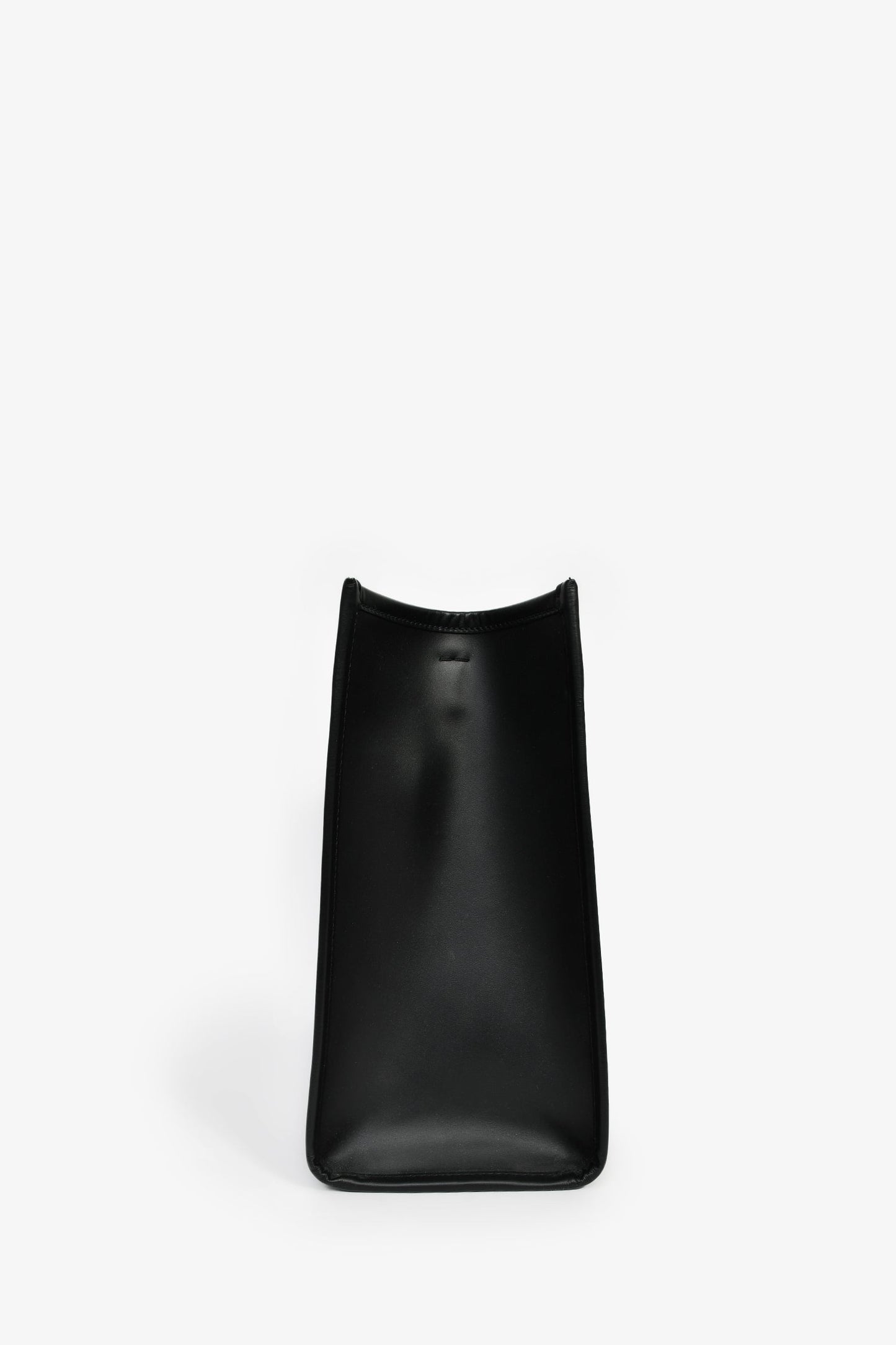 Fendi x Versace Black Leather 'Fendace Sunshine Shopper' Tote