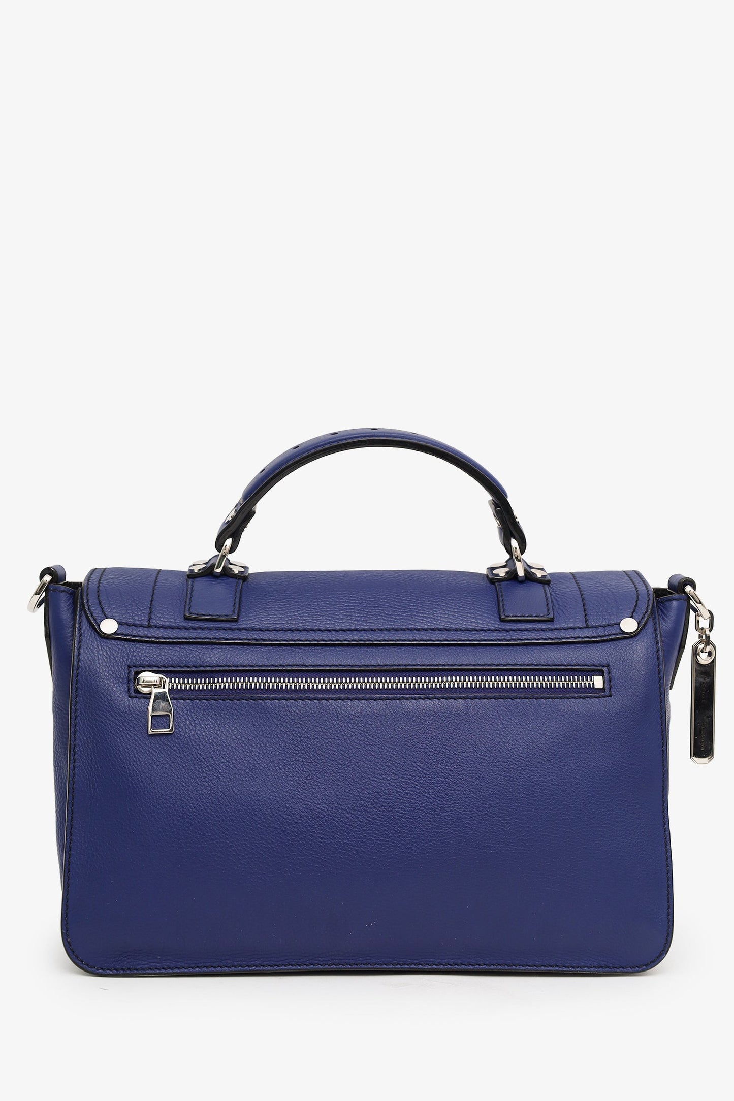 Proenza Schouler Navy Leather PS1 Messenger Crossbody Bag