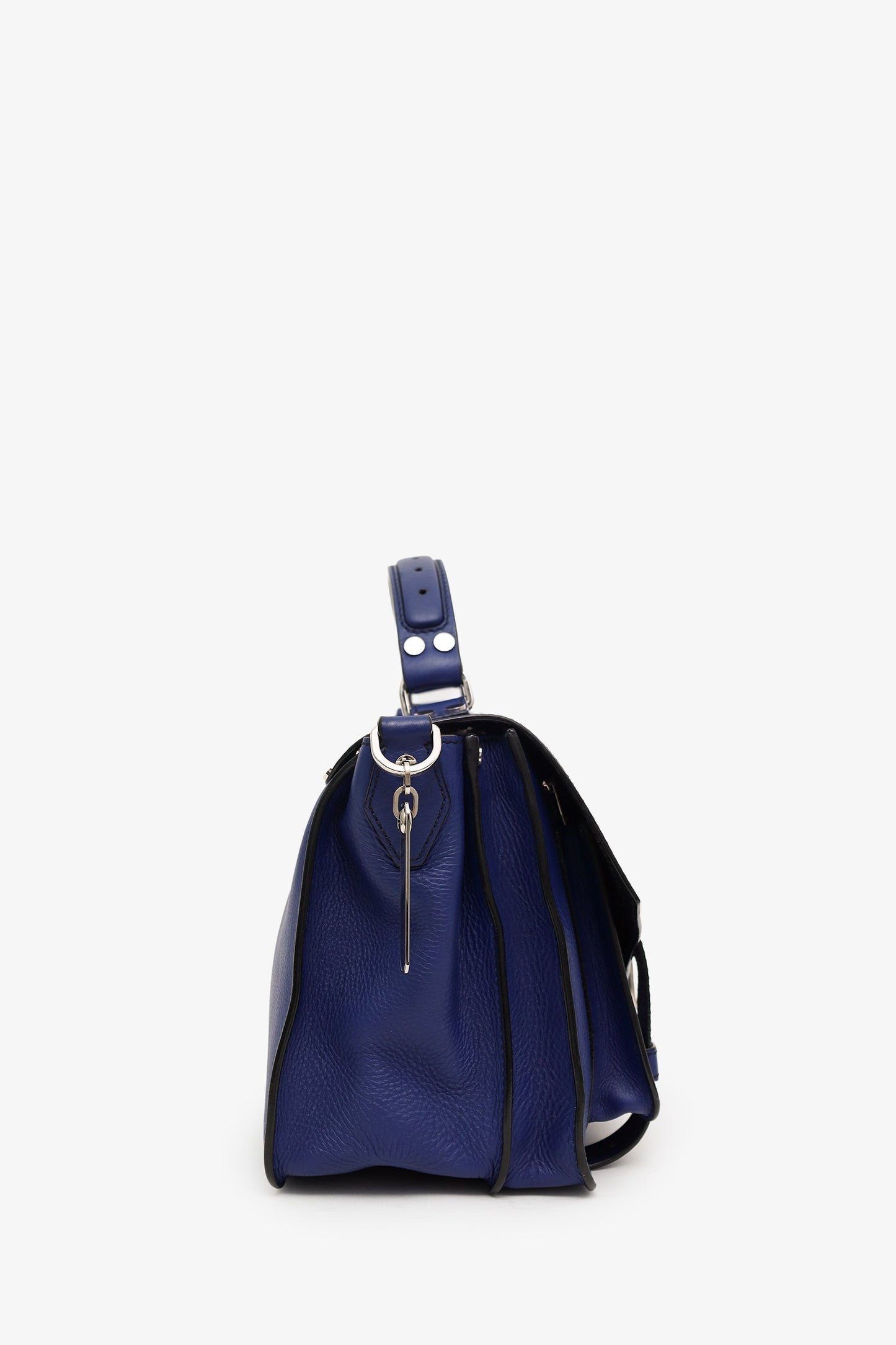 Proenza Schouler Navy Leather PS1 Messenger Crossbody Bag