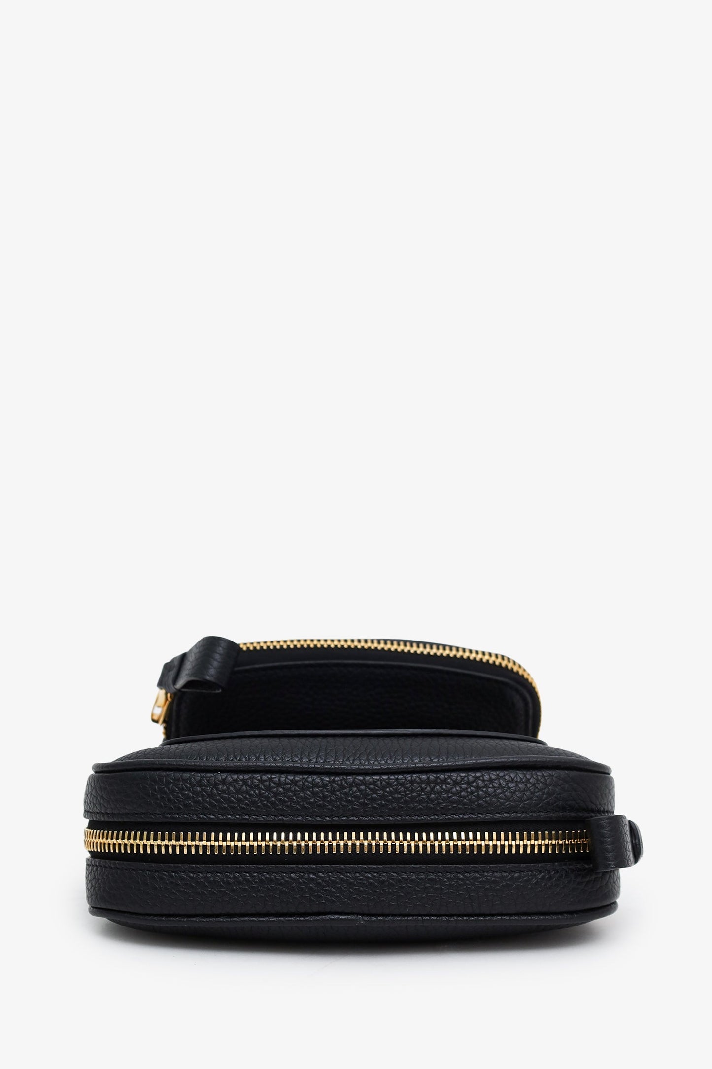 Tom Ford Black Leather Mini 'Jennifer' Crossbody Bag
