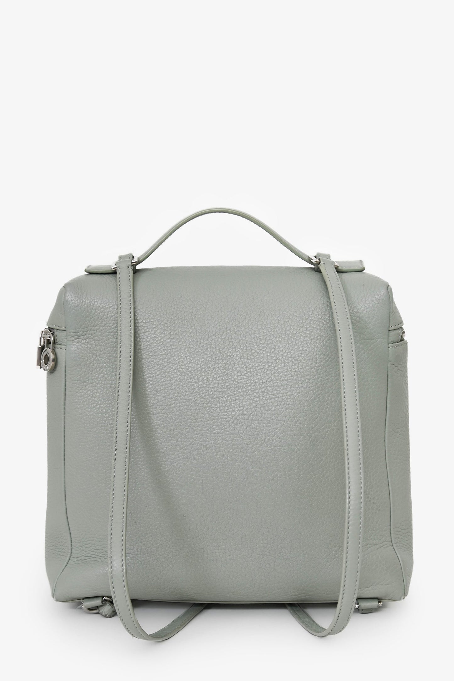 Loro Piana Sage Leather Extra Pocket L23.5 Backpack