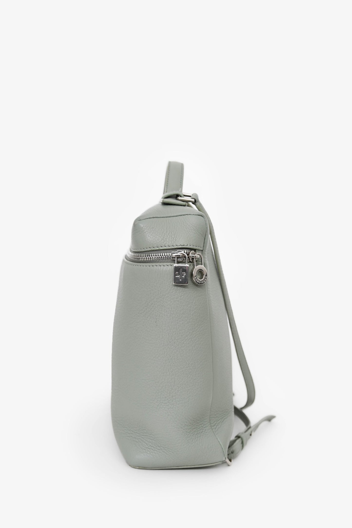 Loro Piana Sage Leather Extra Pocket L23.5 Backpack