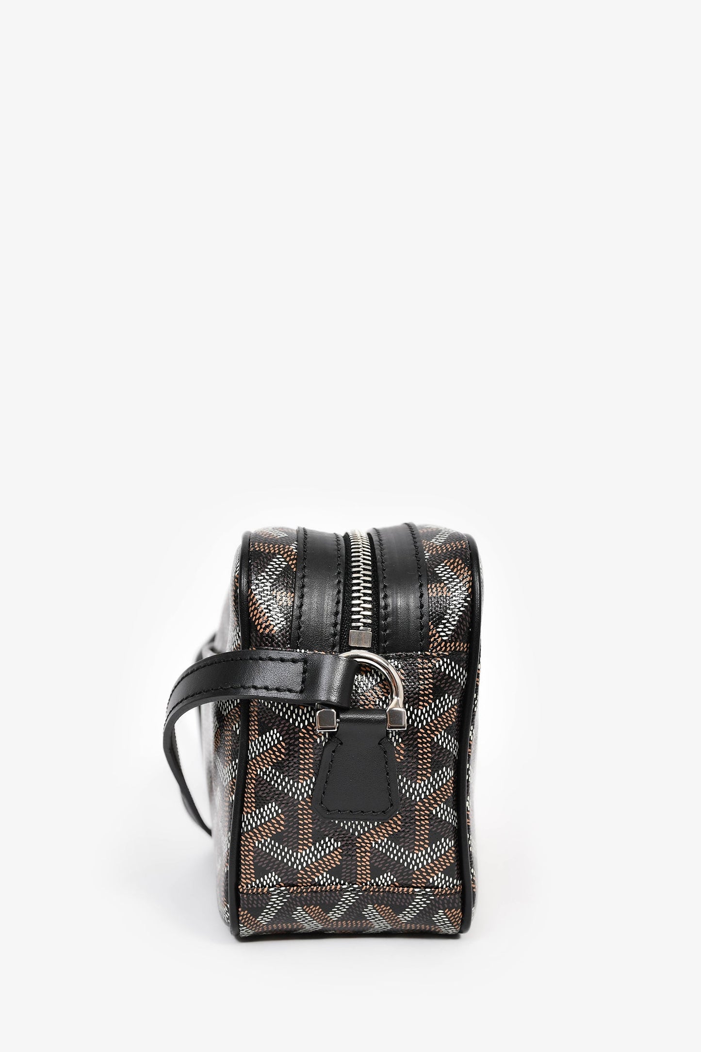 Goyard Black Goyardine Canvas Cap-Vert PM Crossbody Bag