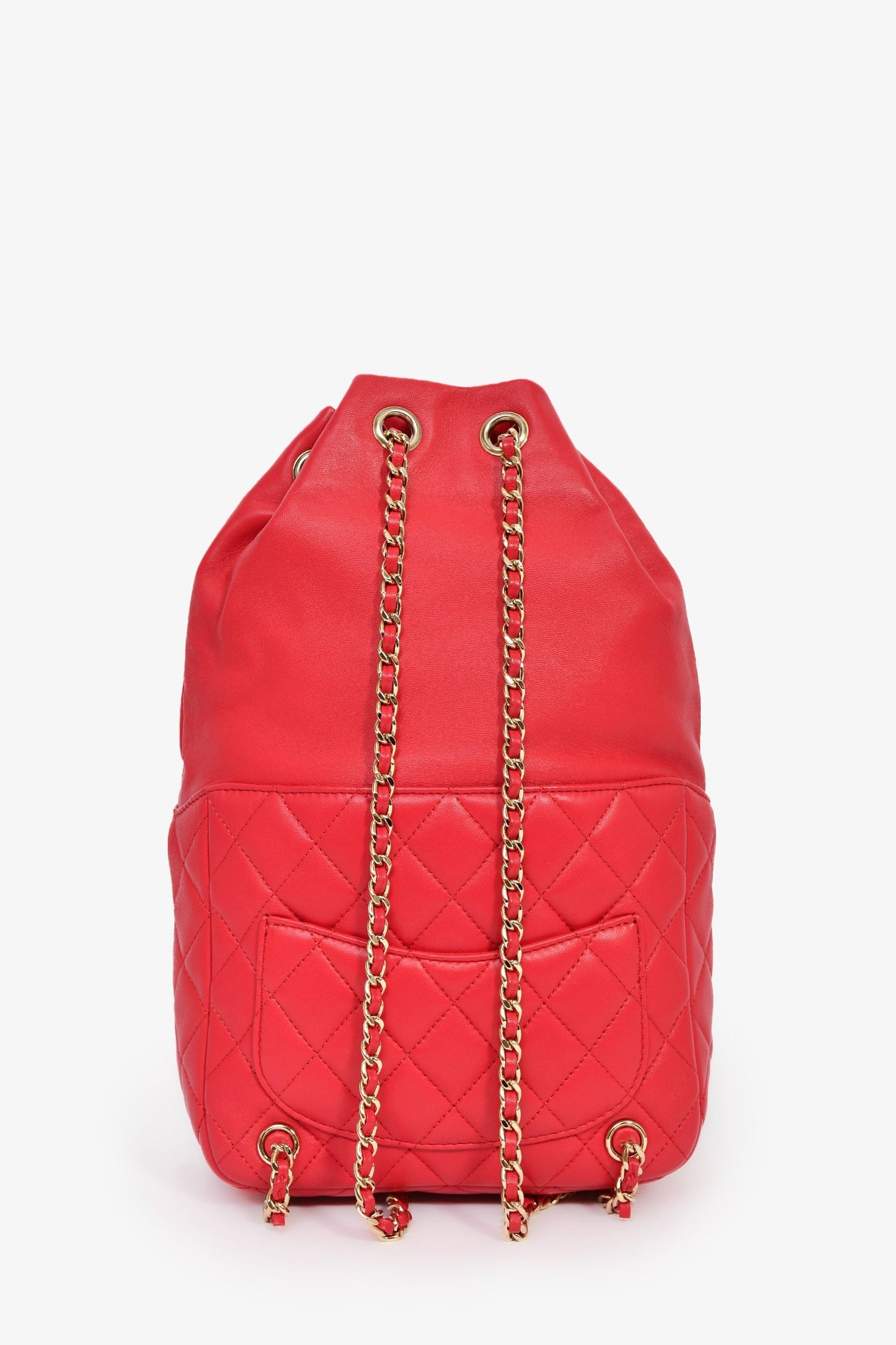 Chanel™ 2015/16 Red Lambskin Leather Small Paris-Seoul Backpack