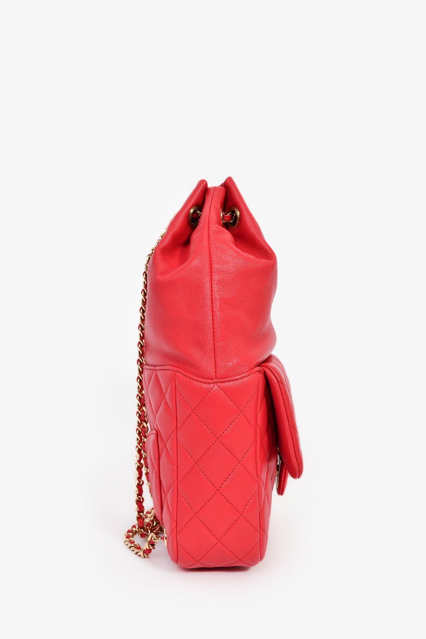 Chanel™ 2015/16 Red Lambskin Leather Small Paris-Seoul Backpack