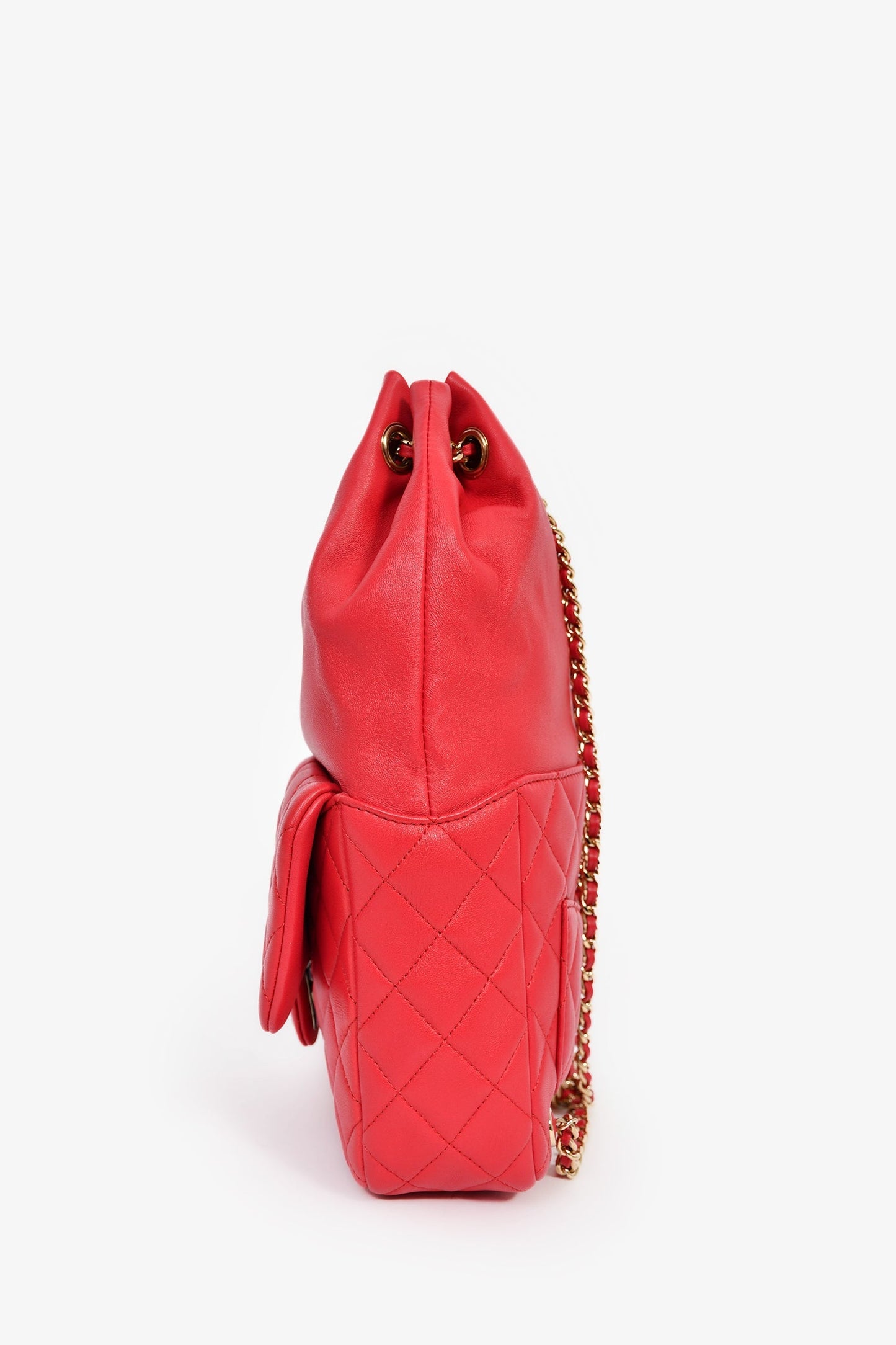 Chanel™ 2015/16 Red Lambskin Leather Small Paris-Seoul Backpack
