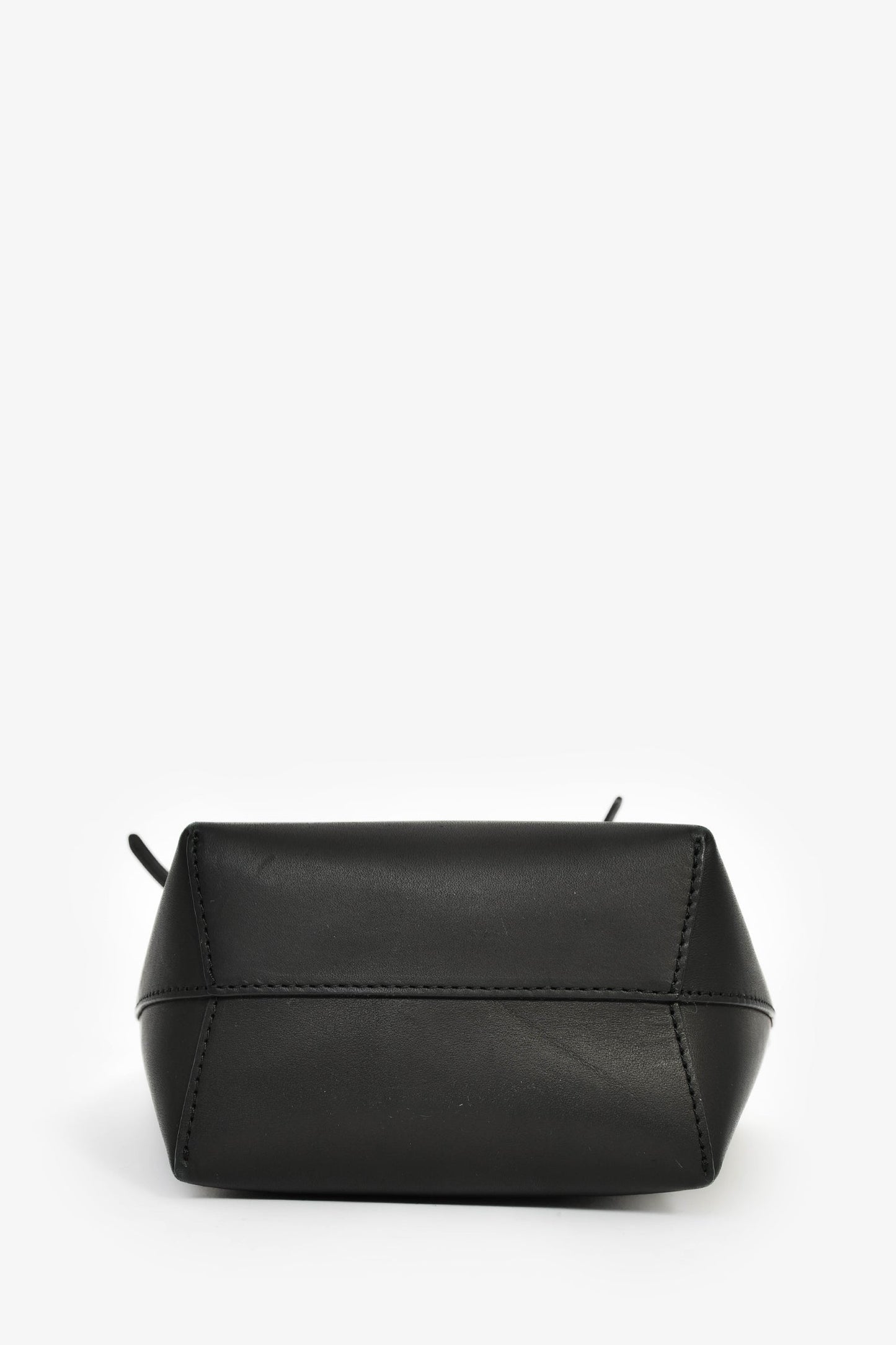 Mansur Gavriel Black Leather Mini Bucket Bag