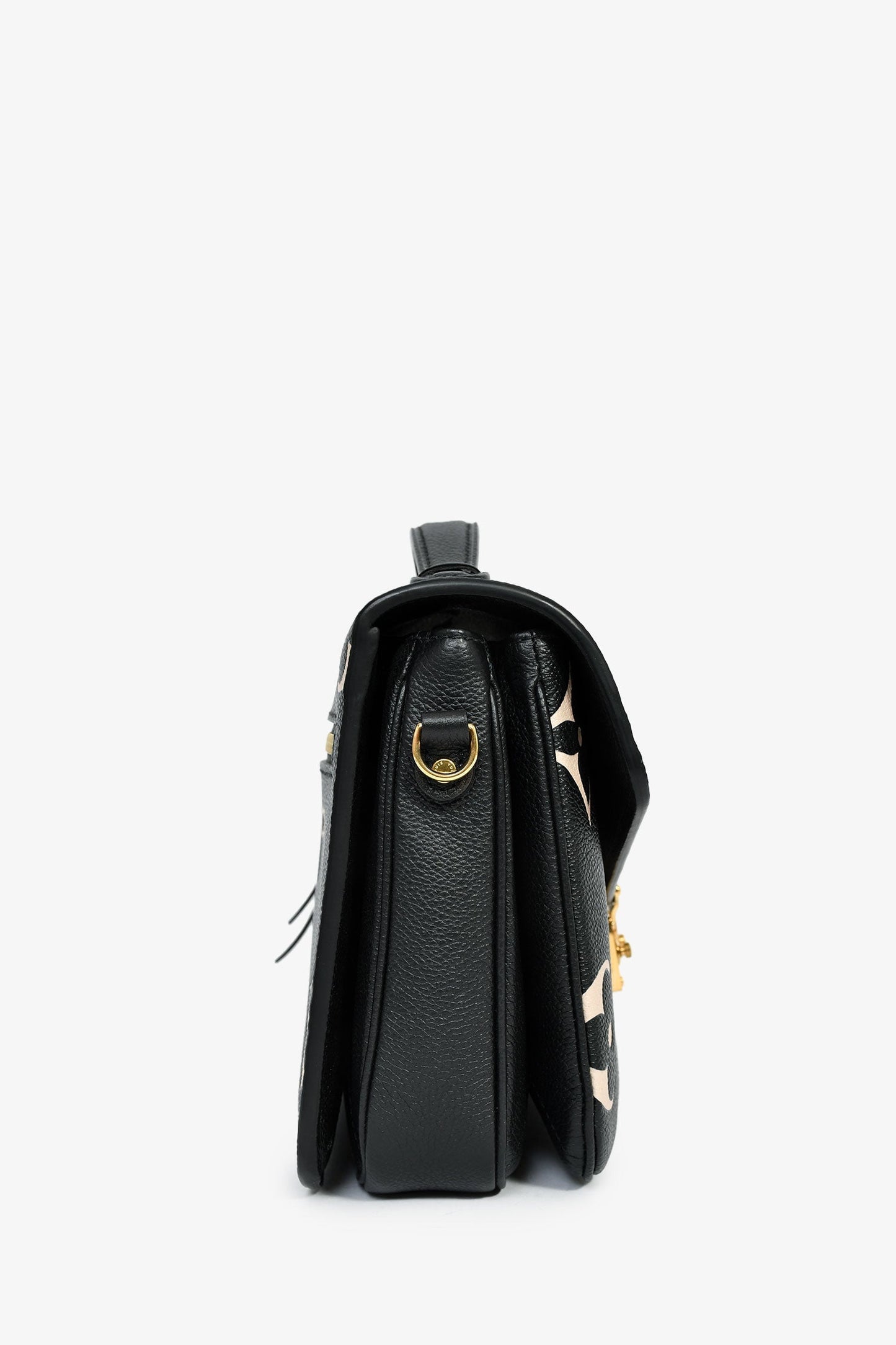 Louis Vuitton Black Bicolour Monogram Empreinte Leather Pochette Metis