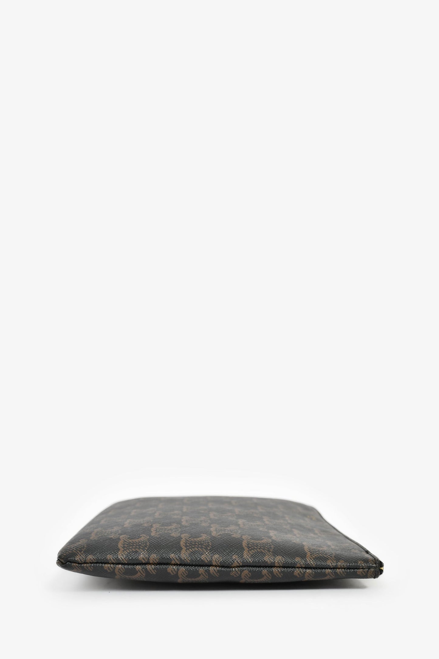 Celine 2021 Brown Triomphe Canvas Portfolio Pouch