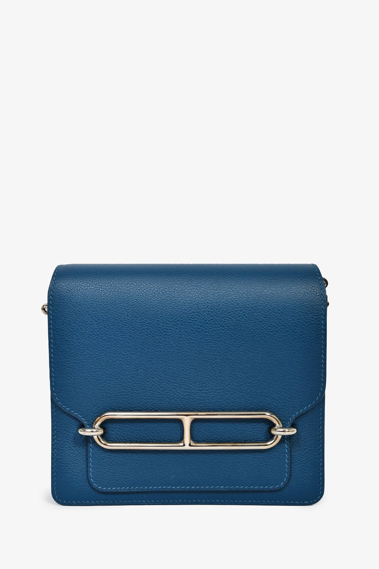 Hermès 2019 Blue Mini Roulis Crossbody Bag