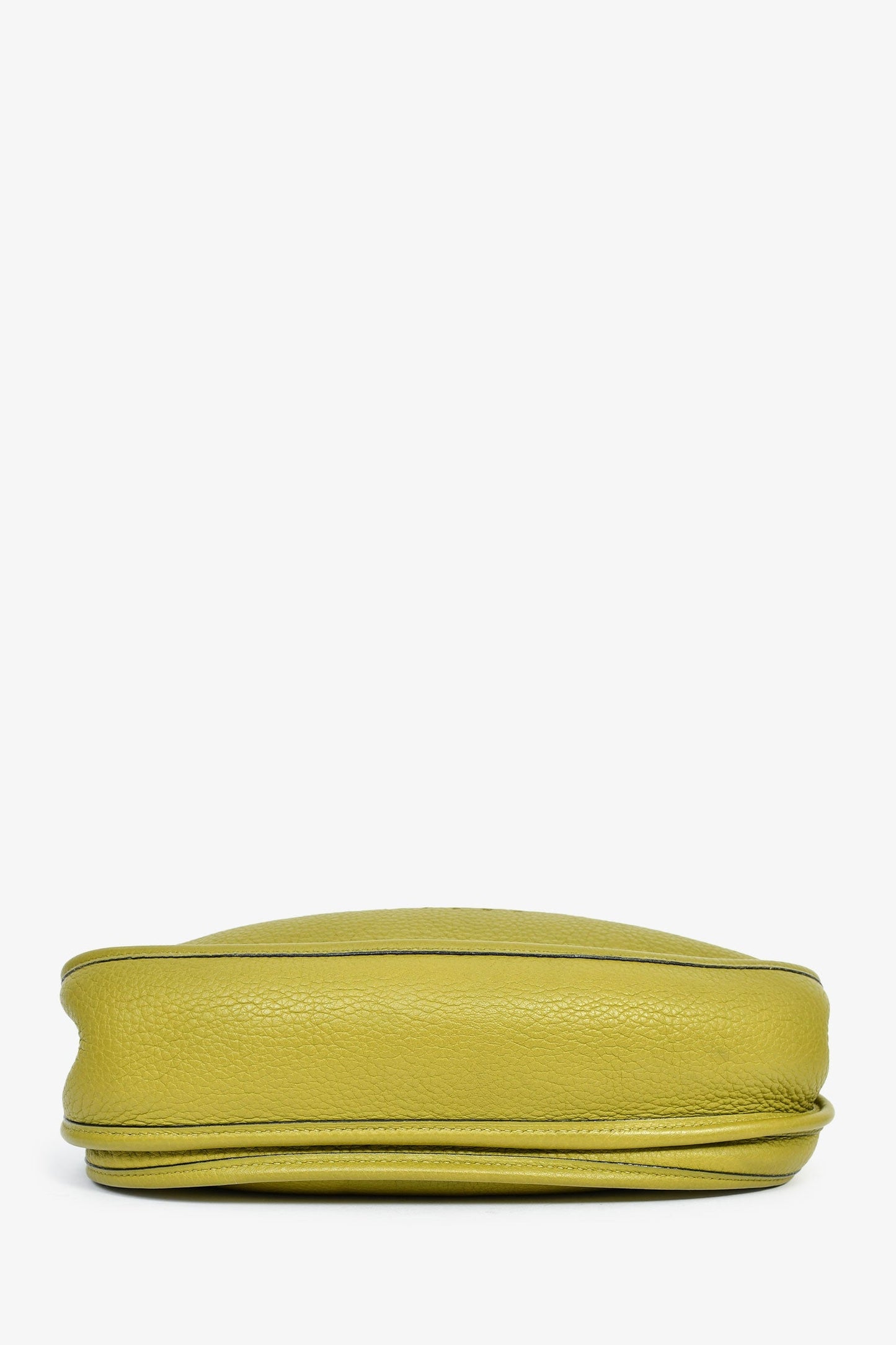 Hermès 2014 Green Clemence Leather Evelyne 28 II PM