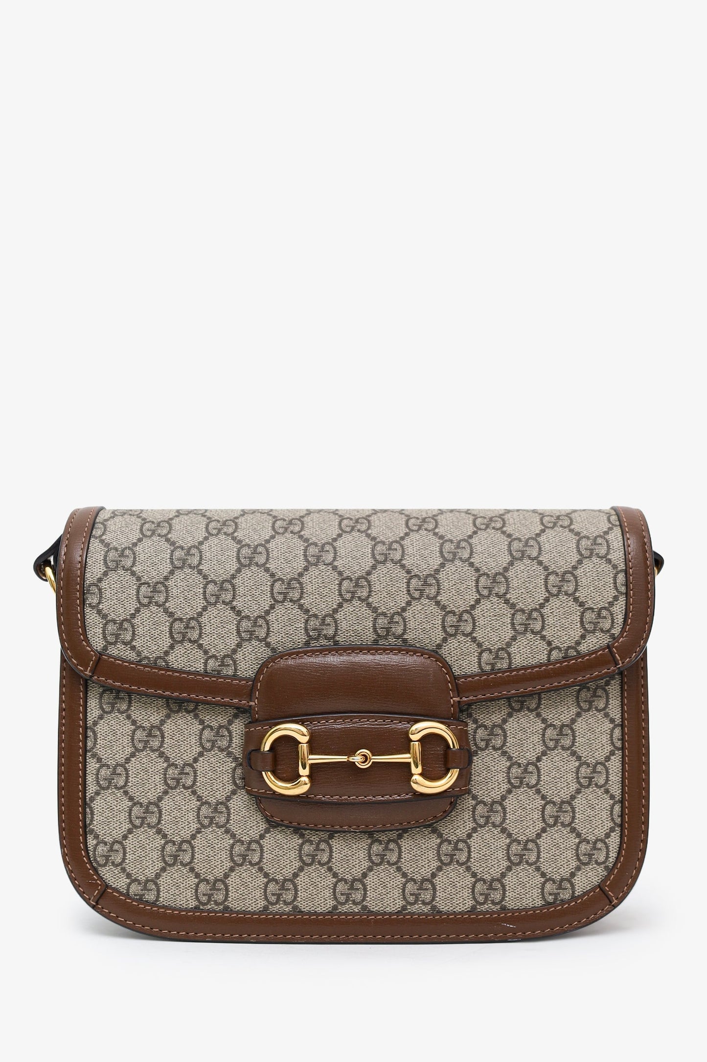 Gucci GG Supreme Horsebit 1955 Medium Shoulder Bag