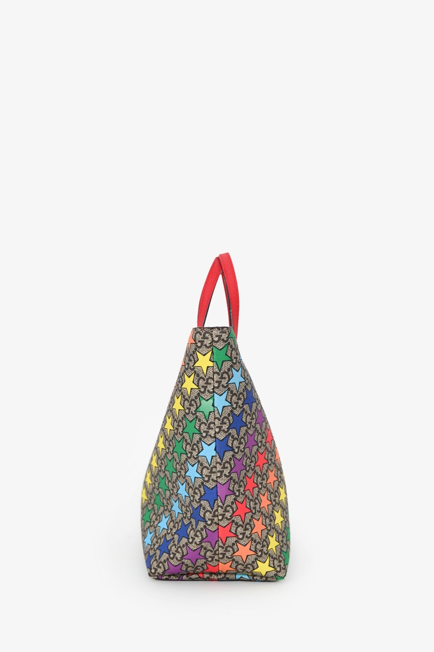 Gucci Beige Canvas GG Supreme Star Tote