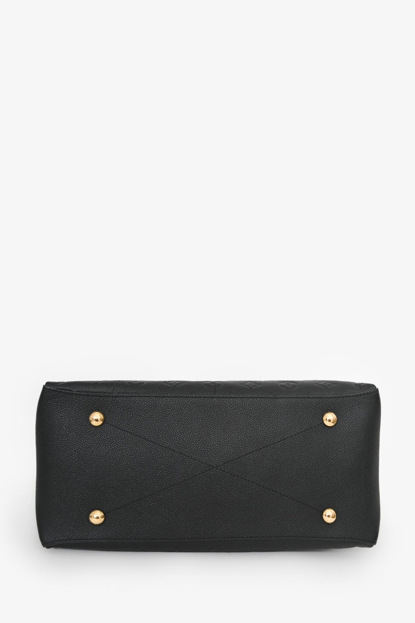 Louis Vuitton Black Leather Monogram Empreinte Maida Hobo Shoulder Bag
