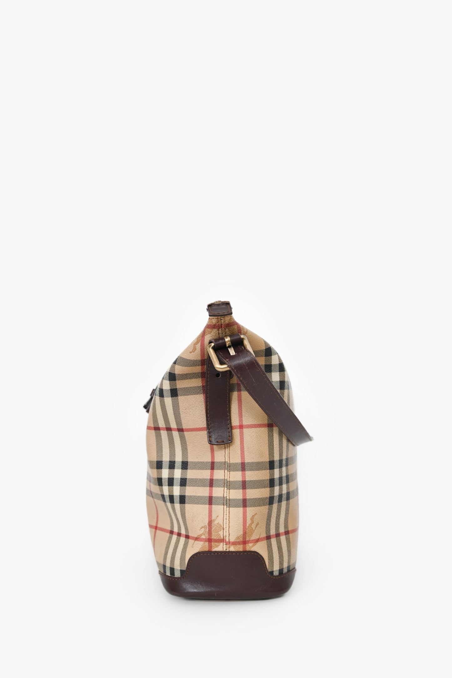 Burberry Vintage Haymarket Check Shoulder Bag