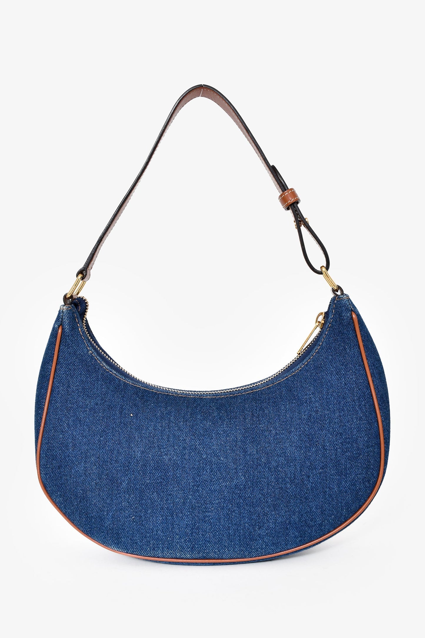 Celine 2021 Blue Denim Ava Shoulder Bag