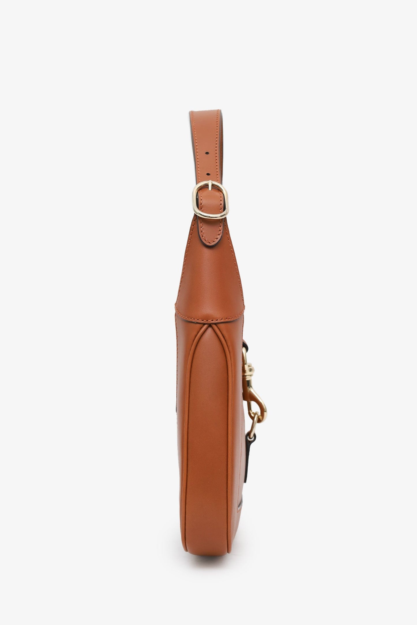 Gucci Brown Leather Medium Jackie 1961 Hobo Shoulder Bag With Strap