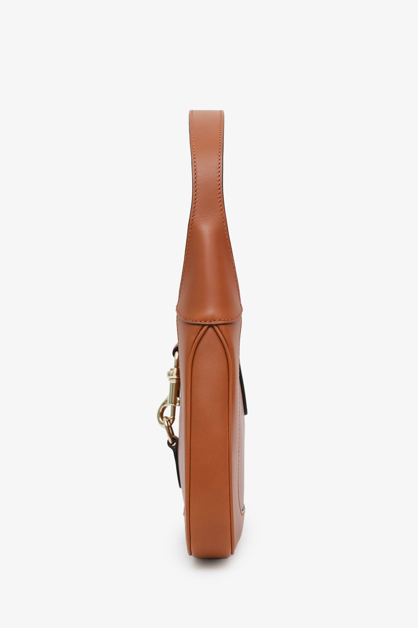 Gucci Brown Leather Medium Jackie 1961 Hobo Shoulder Bag With Strap
