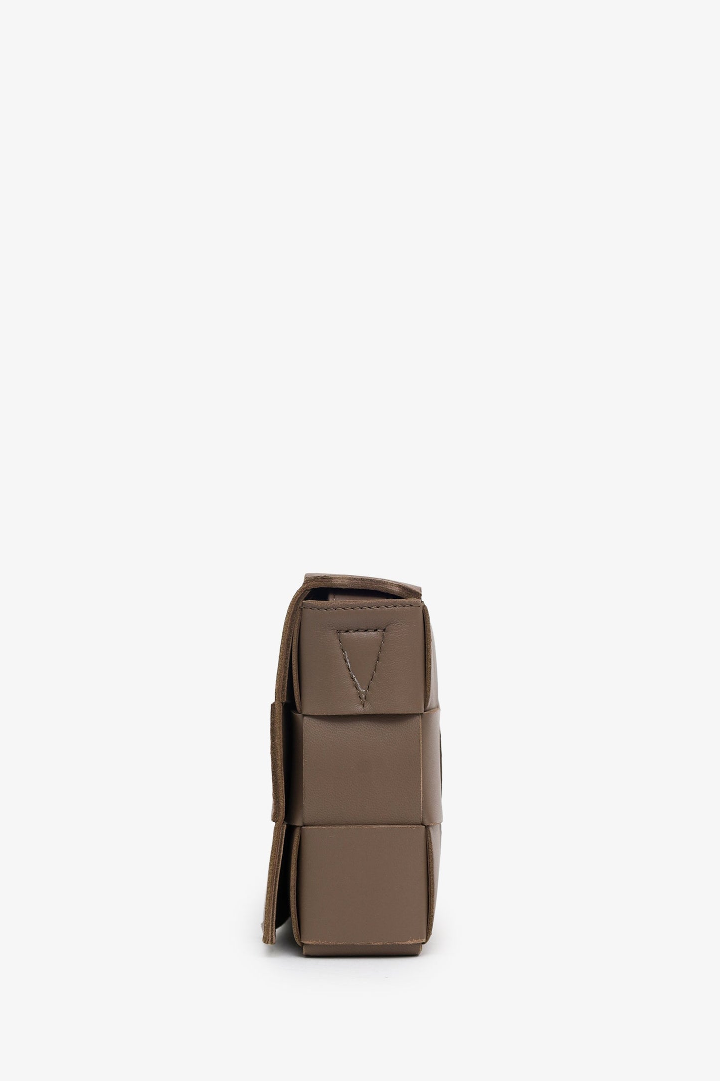 Bottega Veneta Brown Intrecciato Leather Cassette Crossbody Bag