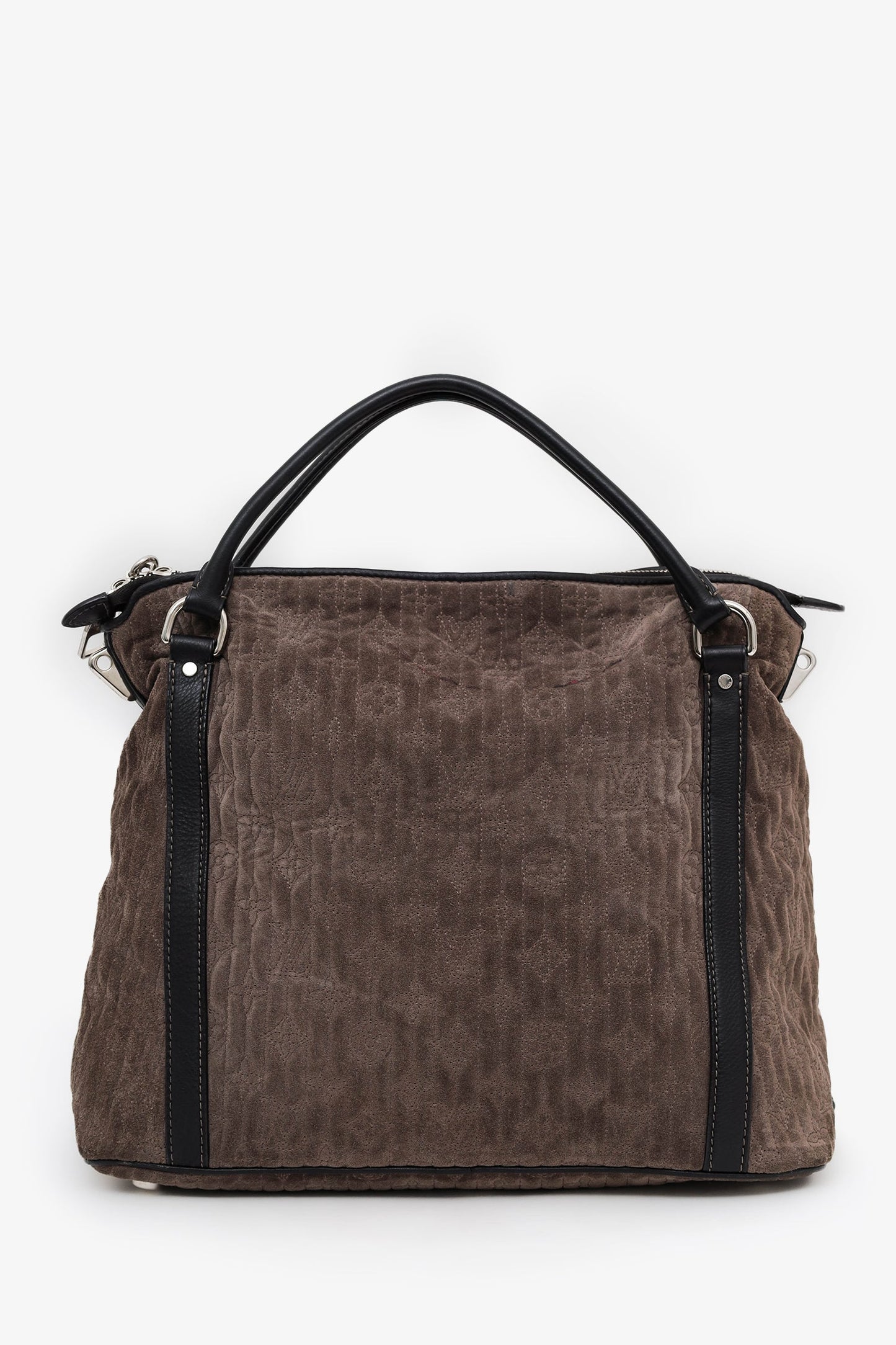 Louis Vuitton Brown Suede LV Monogram Antheia Ixia PM With Strap