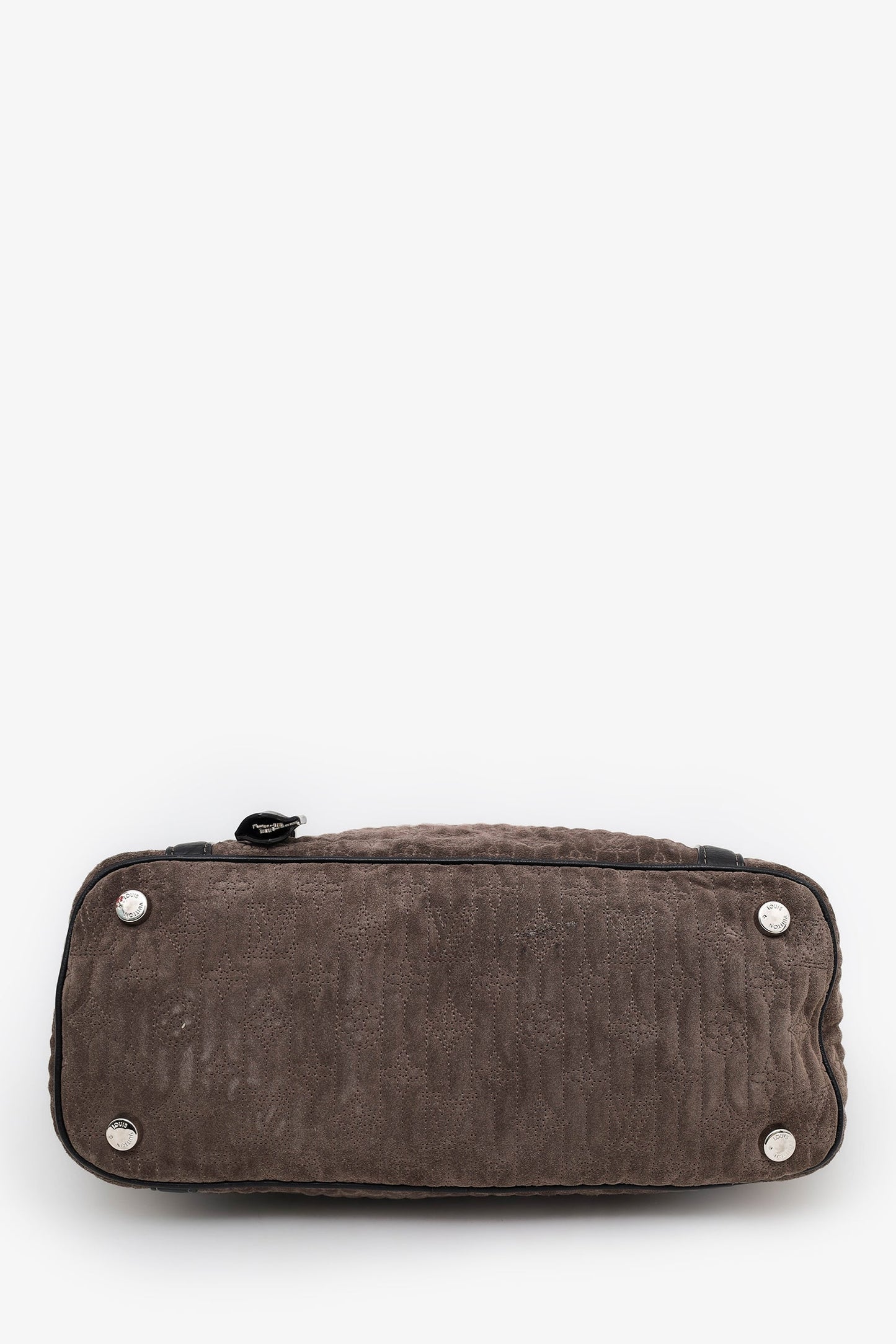 Louis Vuitton Brown Suede LV Monogram Antheia Ixia PM With Strap
