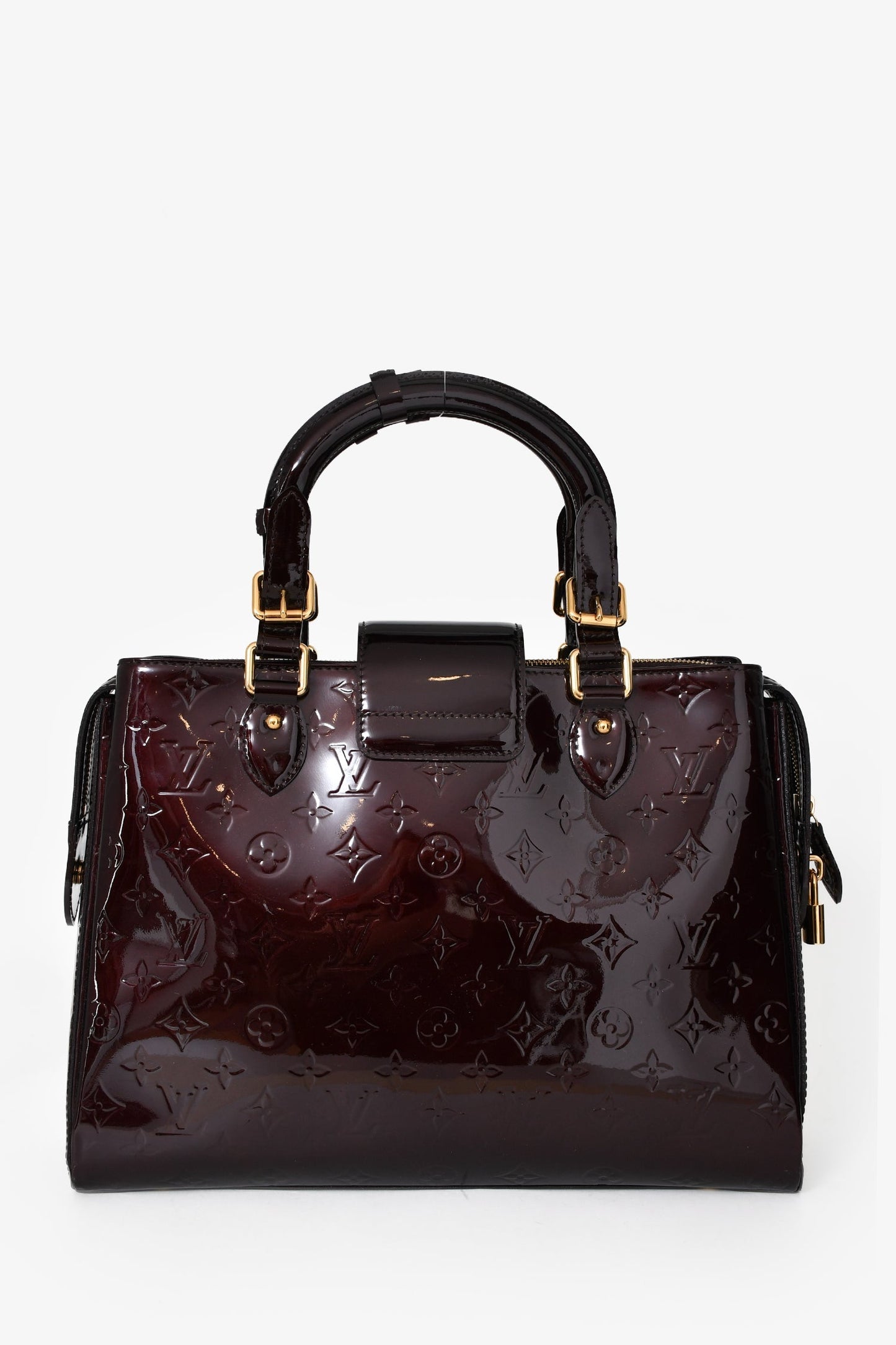 Louis Vuitton 2011 Amaranthe Patent Leather Vernis 'Melrose Avenue' Tote