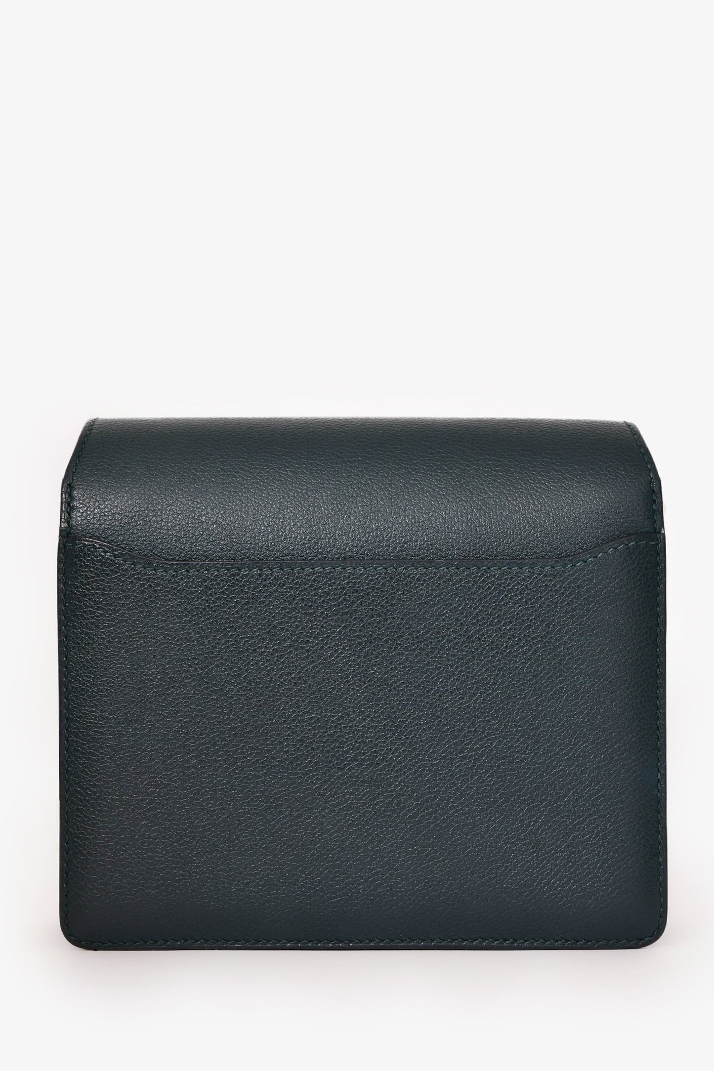 Hermès 2018 Dark Green Leather Roulis 18 Crossbody Bag