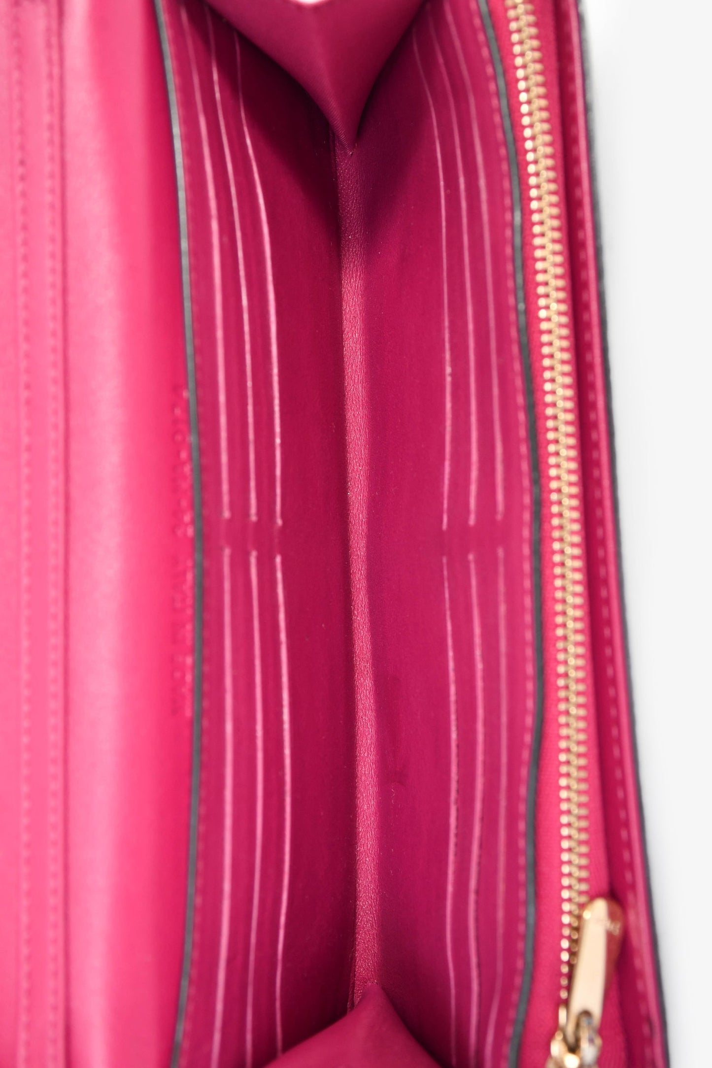 Balenciaga Pink Leather City Bag Fold Clutch
