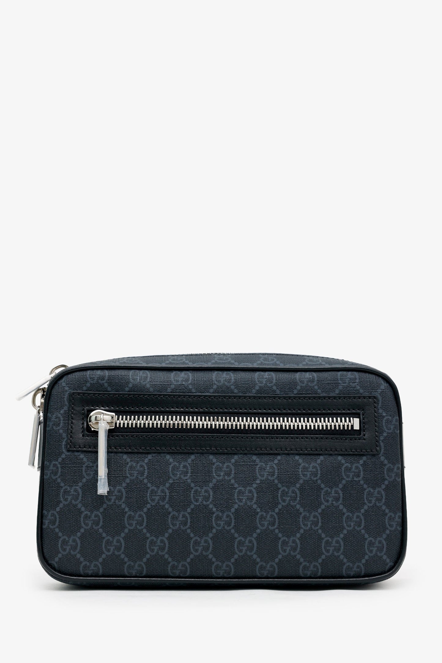 Gucci Black GG Supreme Canvas Belt Bag