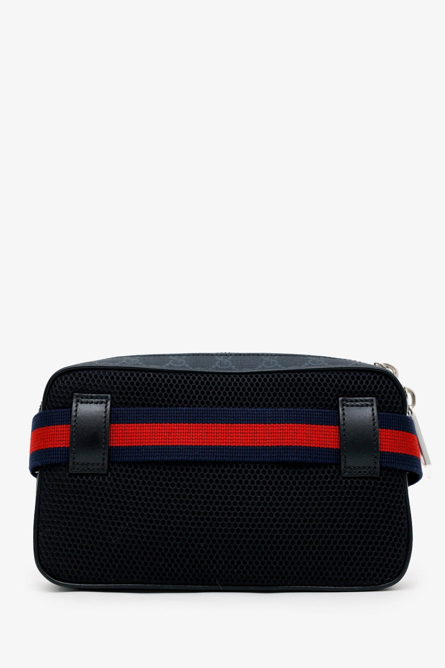 Gucci Black GG Supreme Canvas Belt Bag