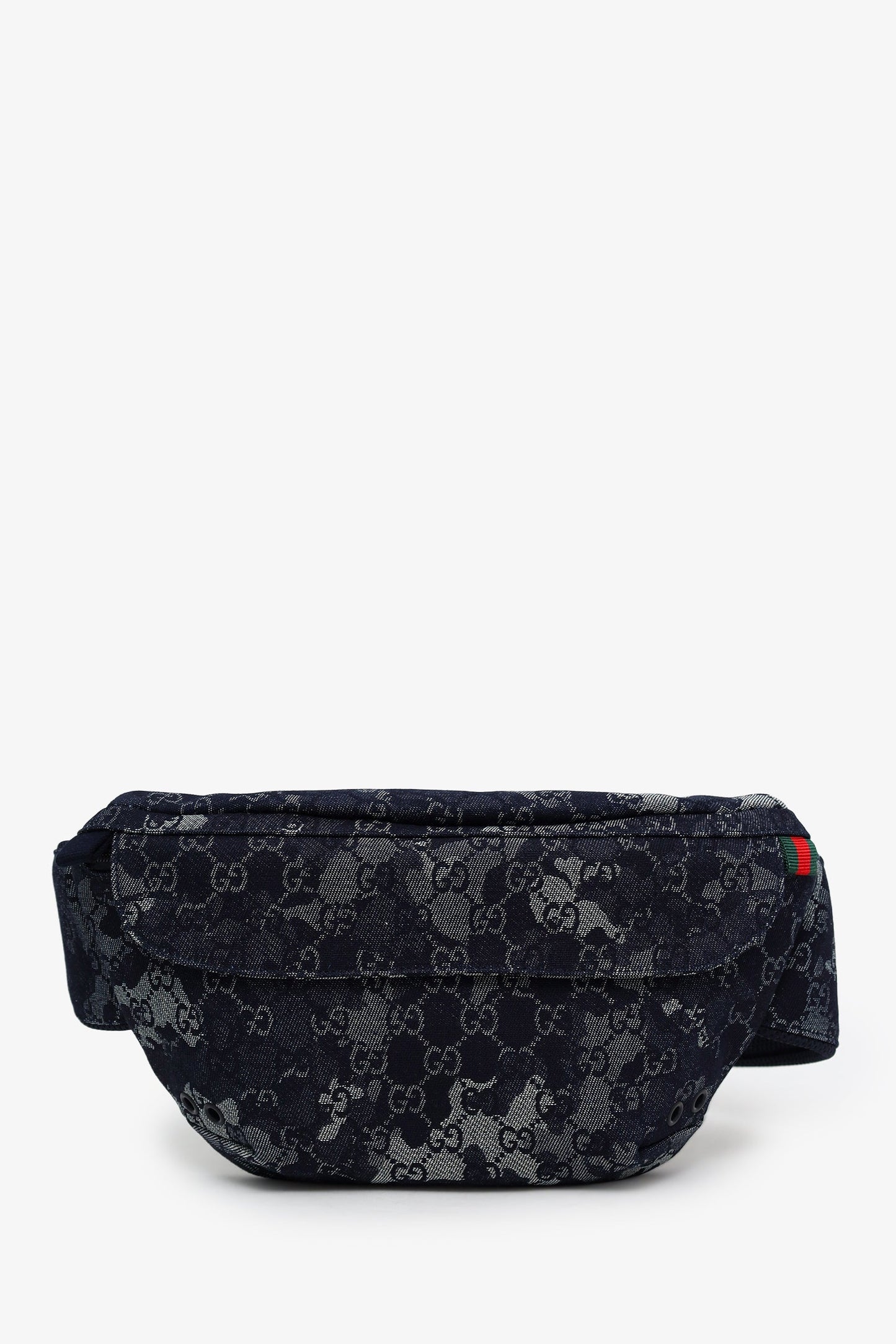 Gucci Navy Denim Camouflage Belt Bag