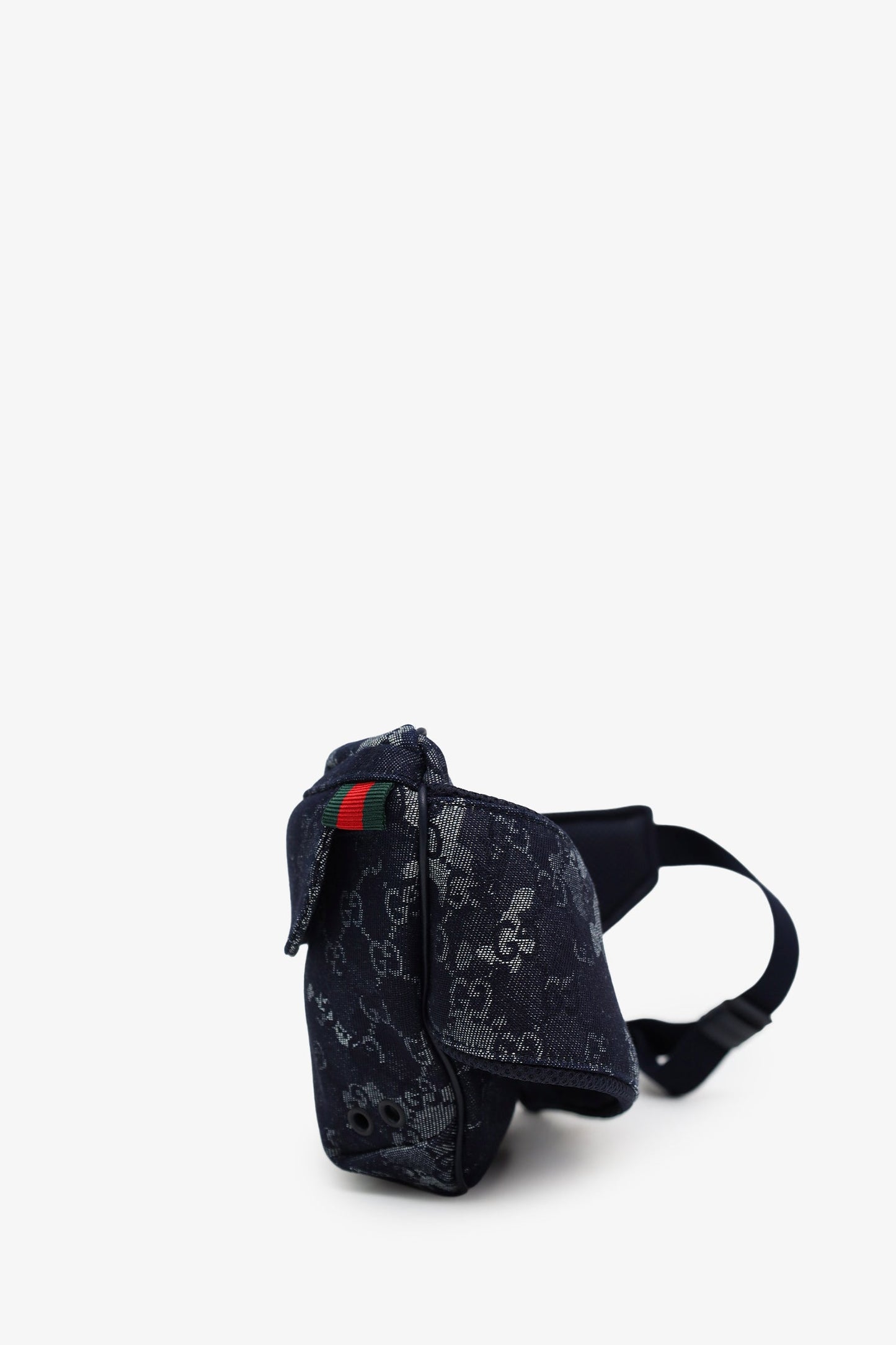 Gucci Navy Denim Camouflage Belt Bag