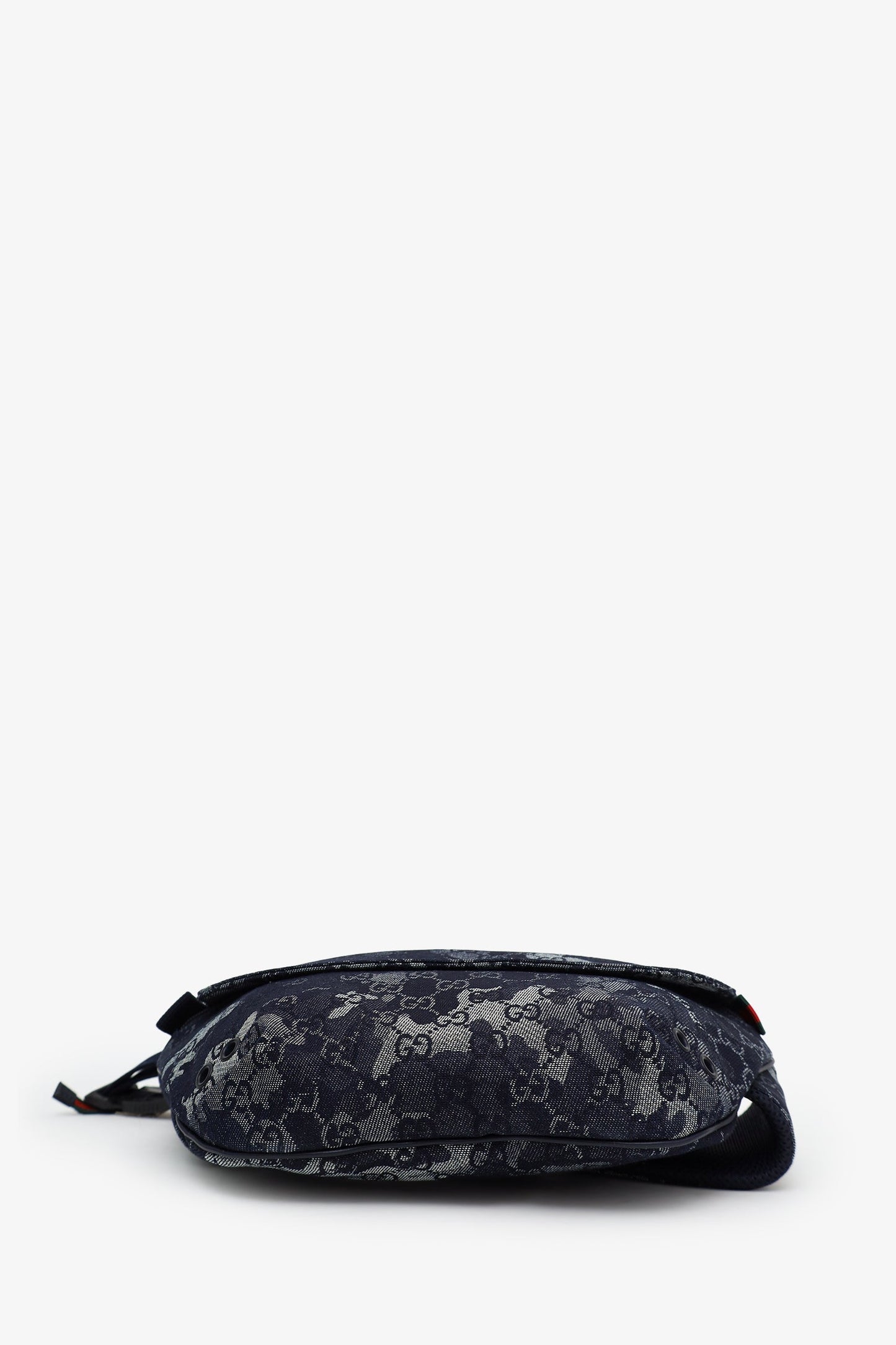 Gucci Navy Denim Camouflage Belt Bag