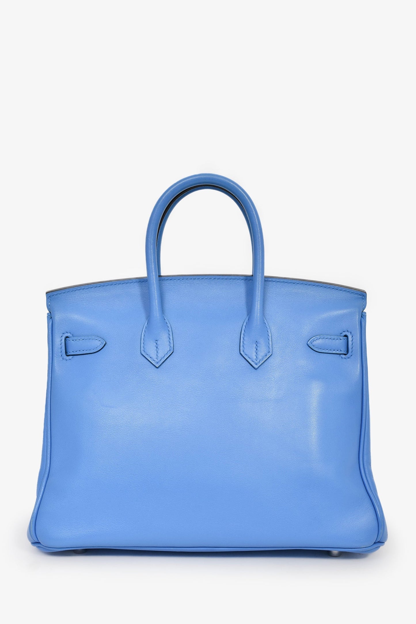 Hermès 2015 Blue Swift Leather Birkin 25