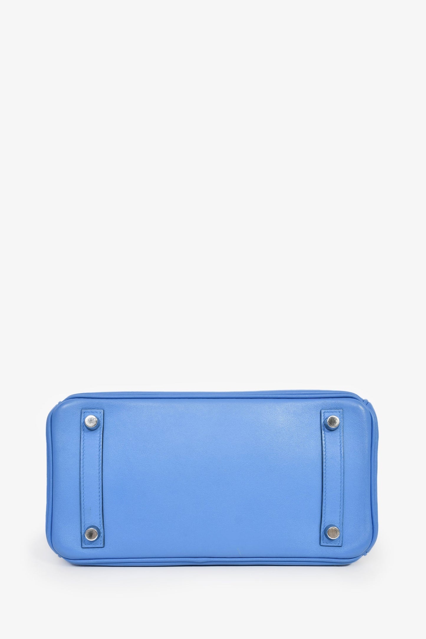 Hermès 2015 Blue Swift Leather Birkin 25
