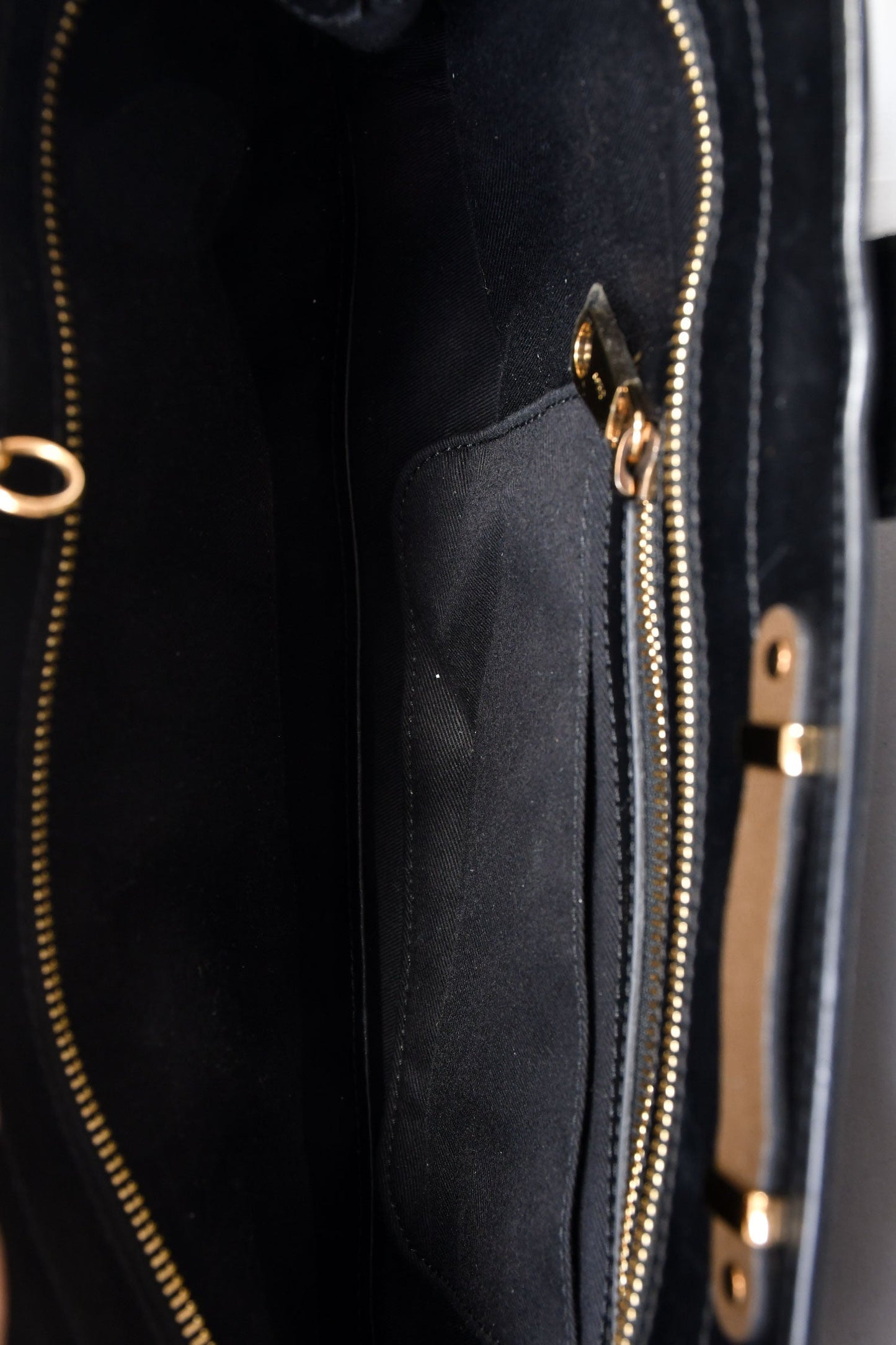 Chloe Brown/Black Leather 'Alice' Top Handle Bag