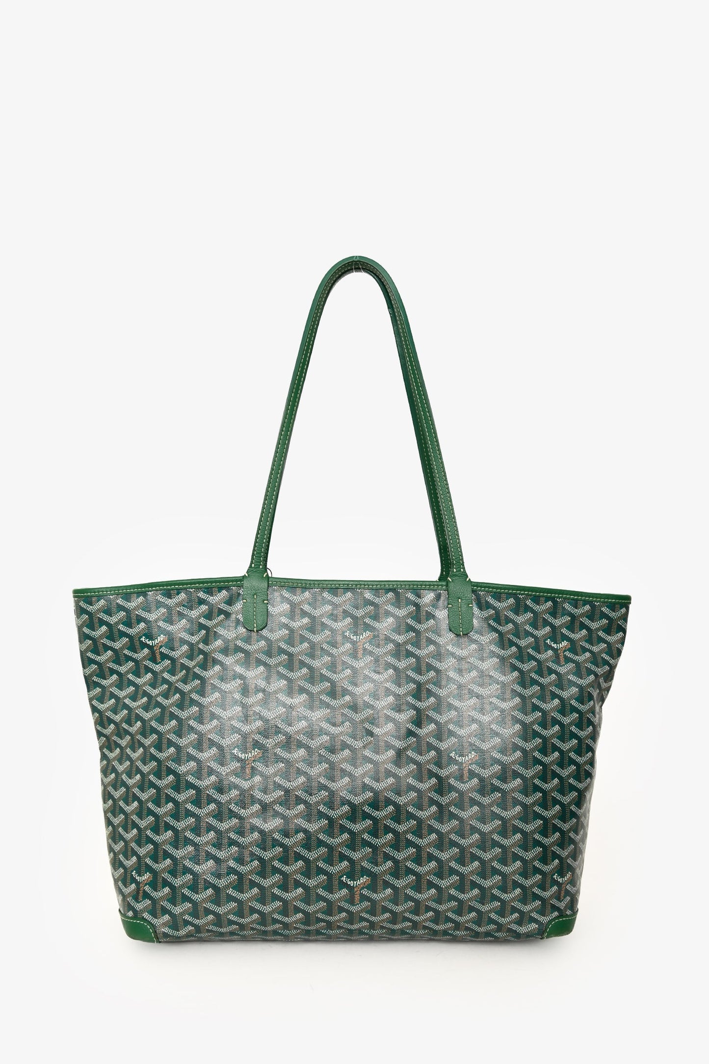Goyard Green Goyardine Artois Tote PM