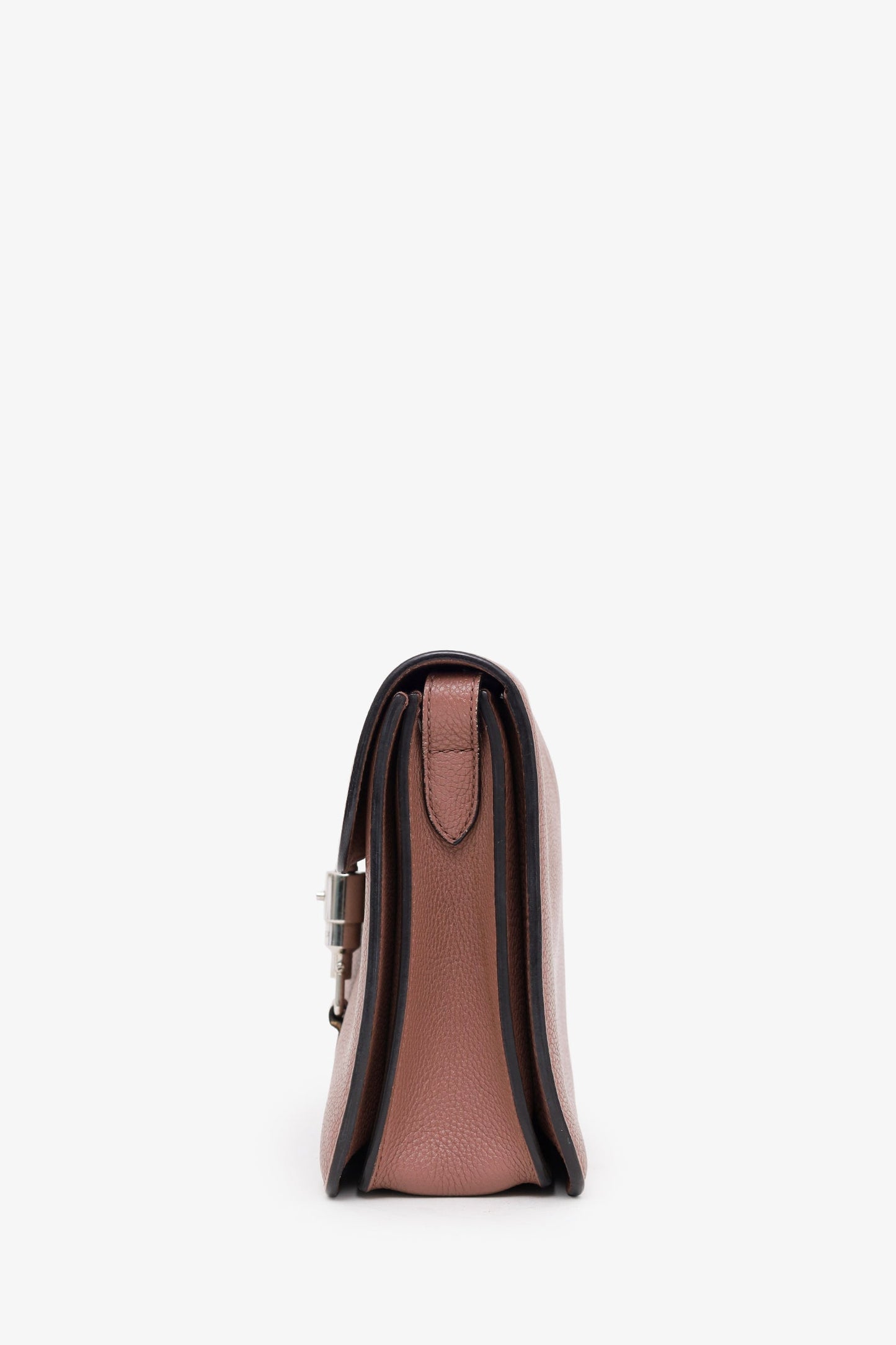 Gucci Rose Quartz Leather Piston Lock Jackie Crossbody Bag
