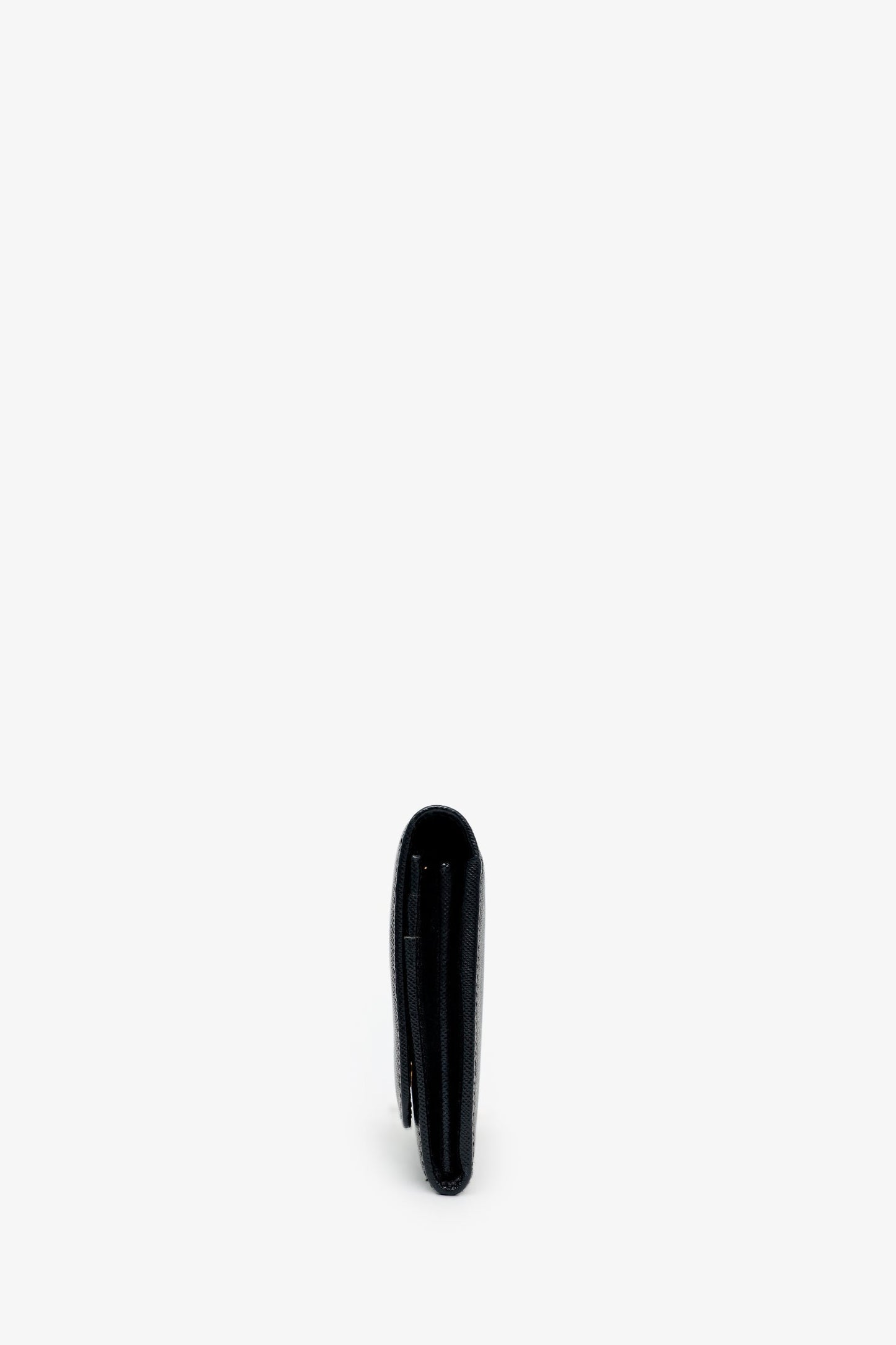 Prada Black Saffiano Leather Wallet on Chain