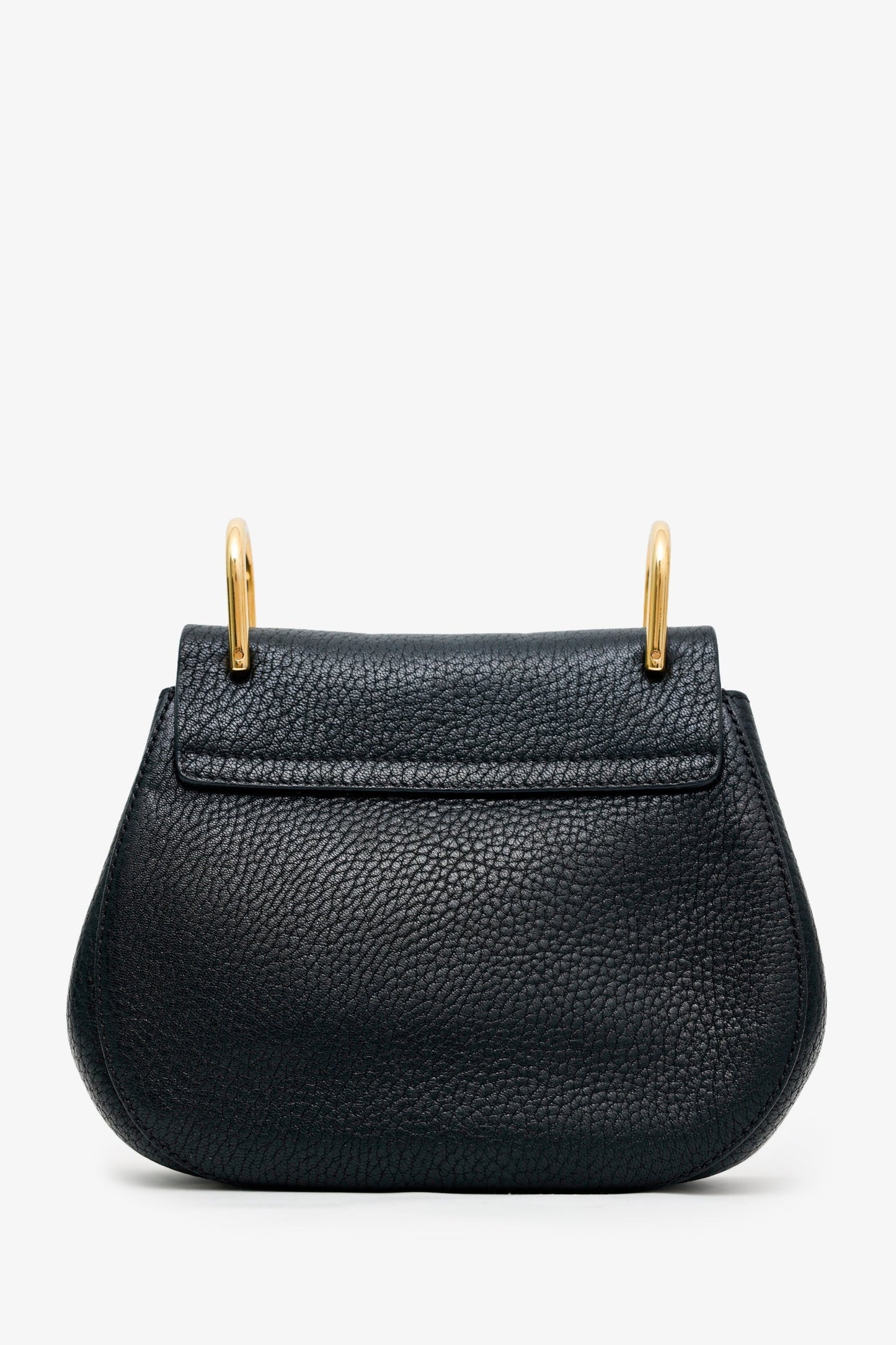 Chloe Black Leather 'Drew' Crossbody Bag