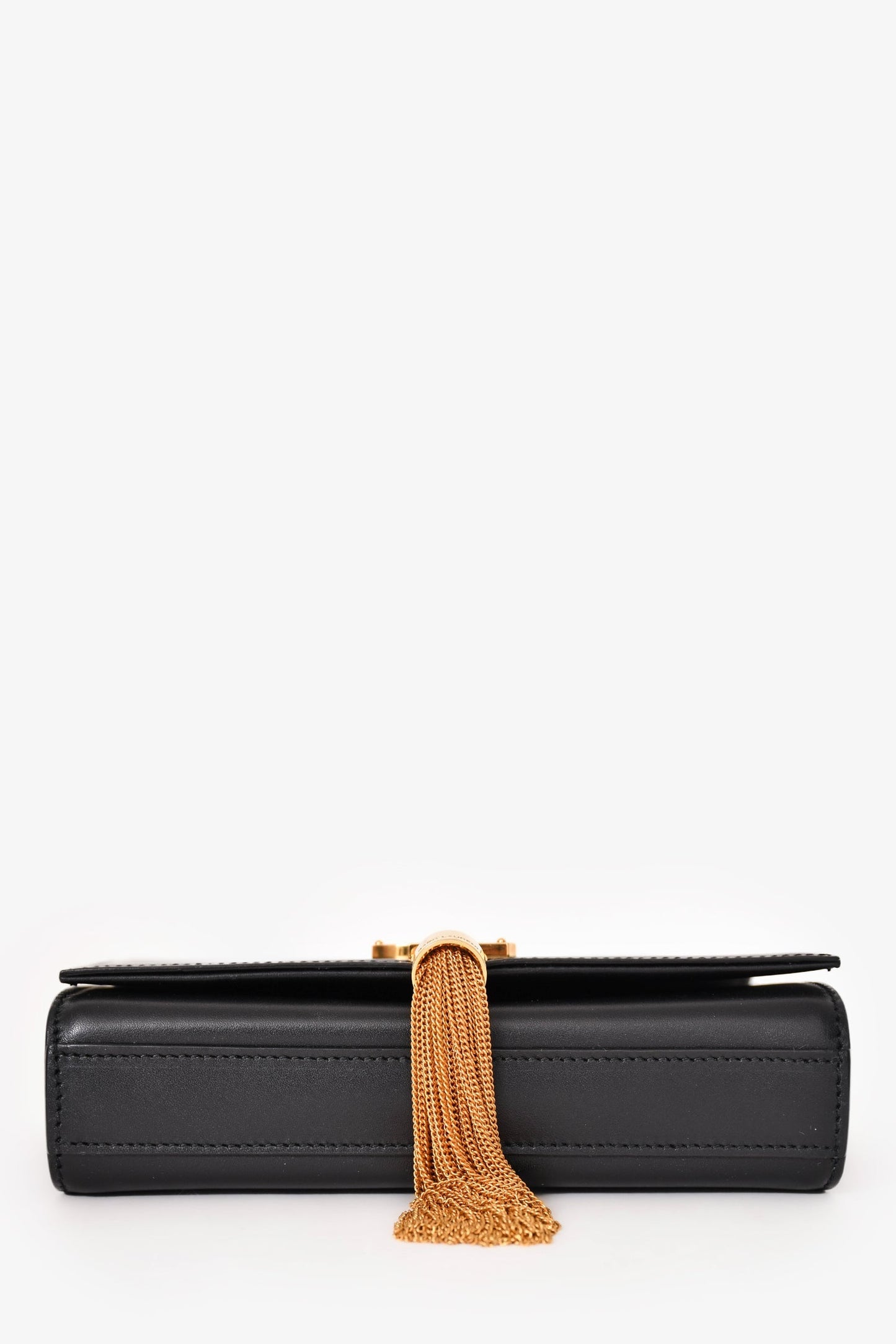 Saint Laurent Black Small Kate Chain Tassel Crossbody