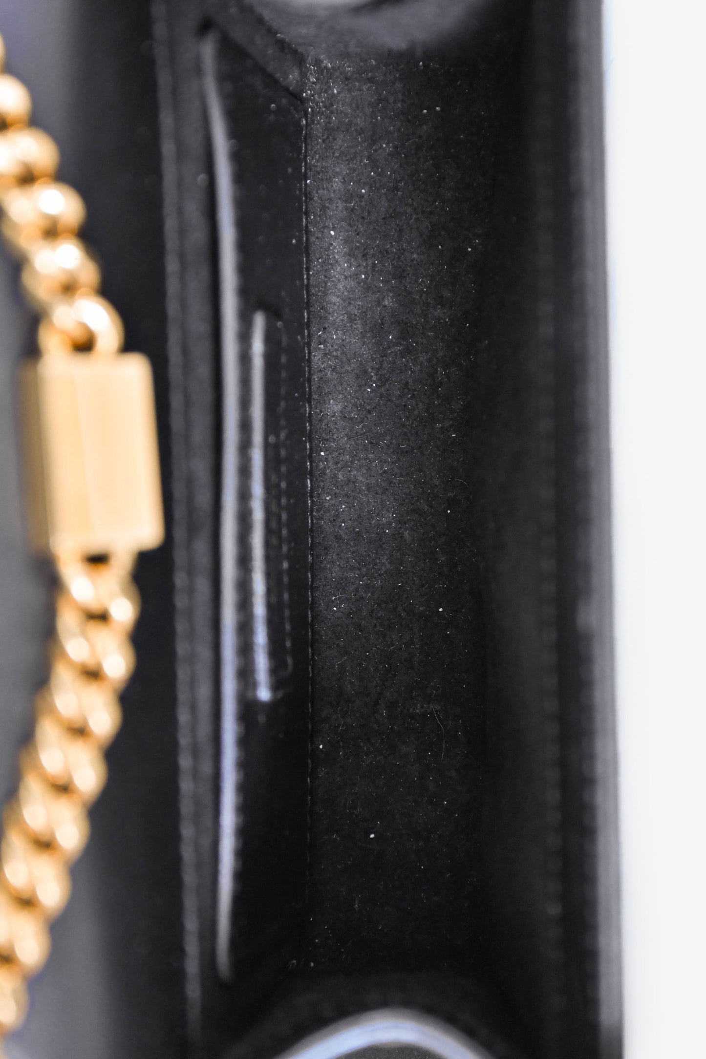 Saint Laurent Black Small Kate Chain Tassel Crossbody