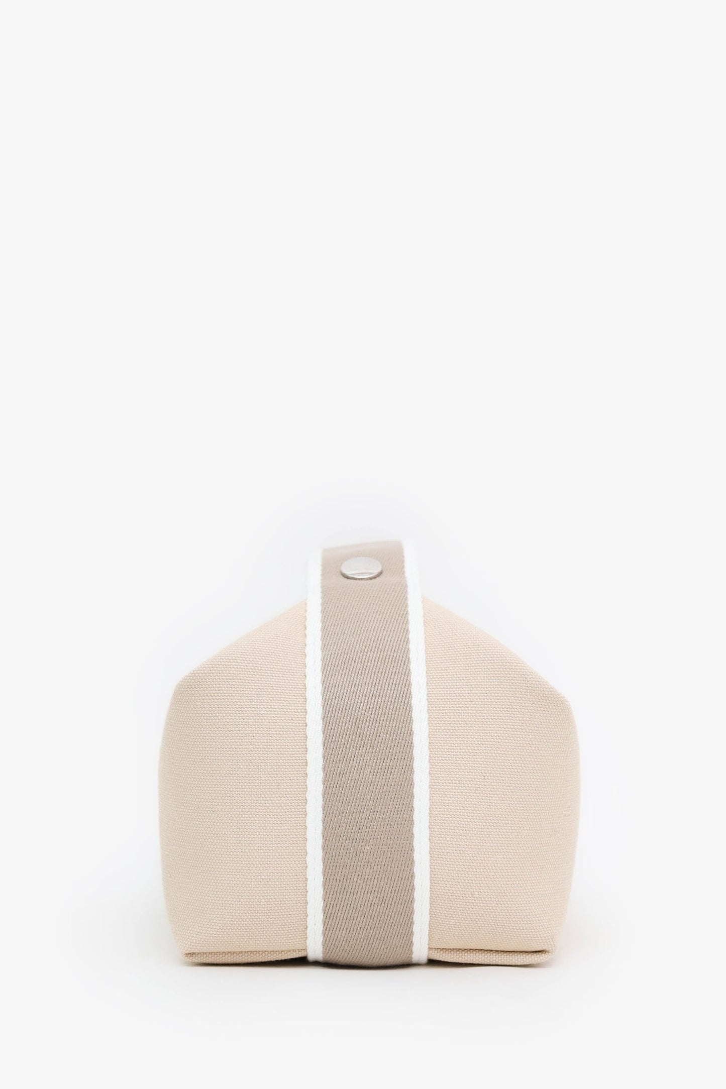 Hermès Beige Canvas Small Bride-a-Brac Case