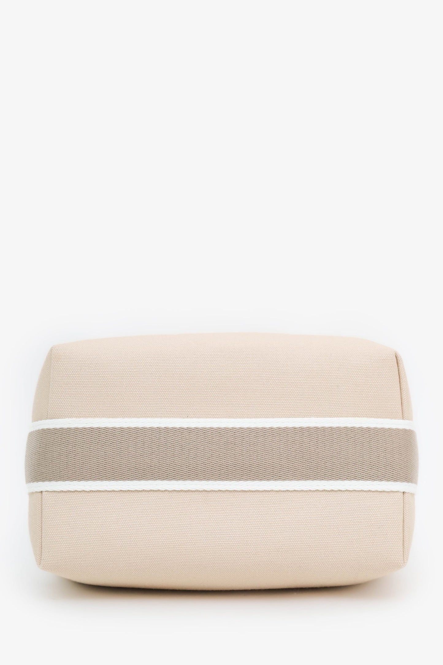 Hermès Beige Canvas Small Bride-a-Brac Case